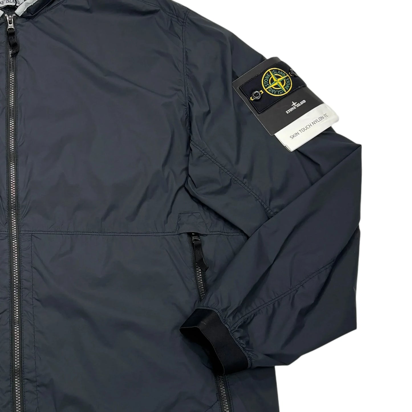 Stone Island Black Skin Touch Nylon-TC Hooded Jacket