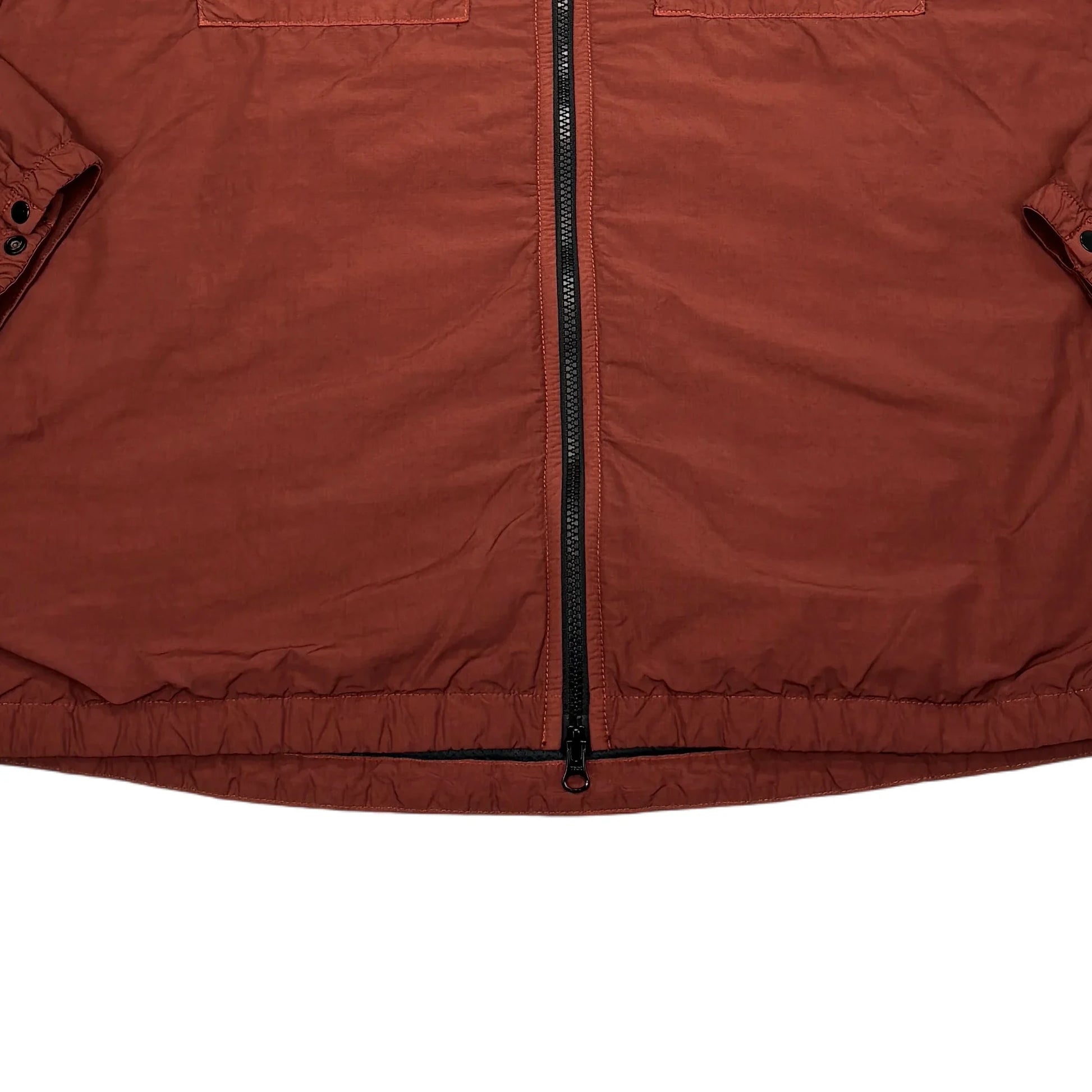 Stone Island Red Shoulder Compass Patch Jacket