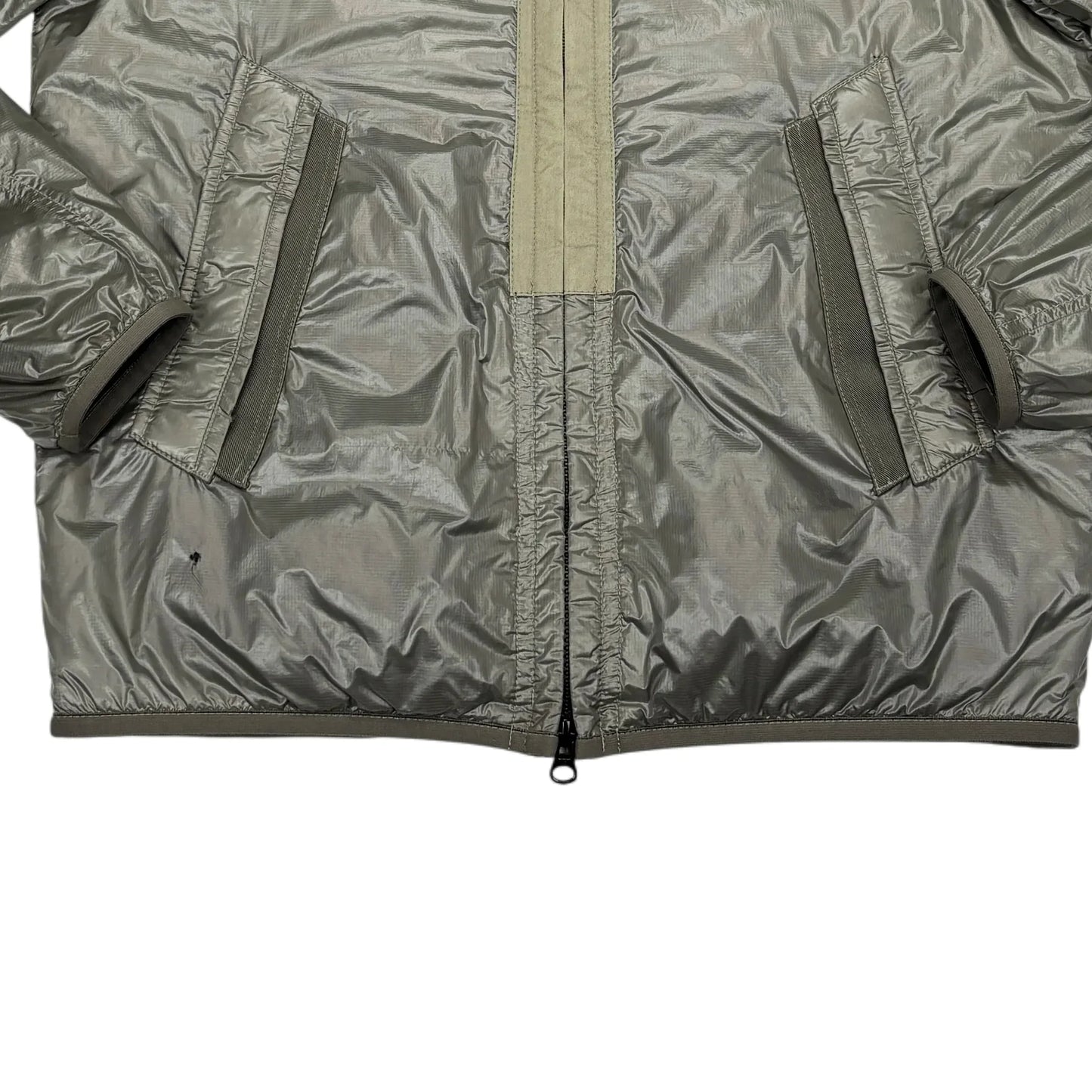 Stone Island Grey Pertex Quantum Y with Primaloft Insulation Technology Hooded Jacket