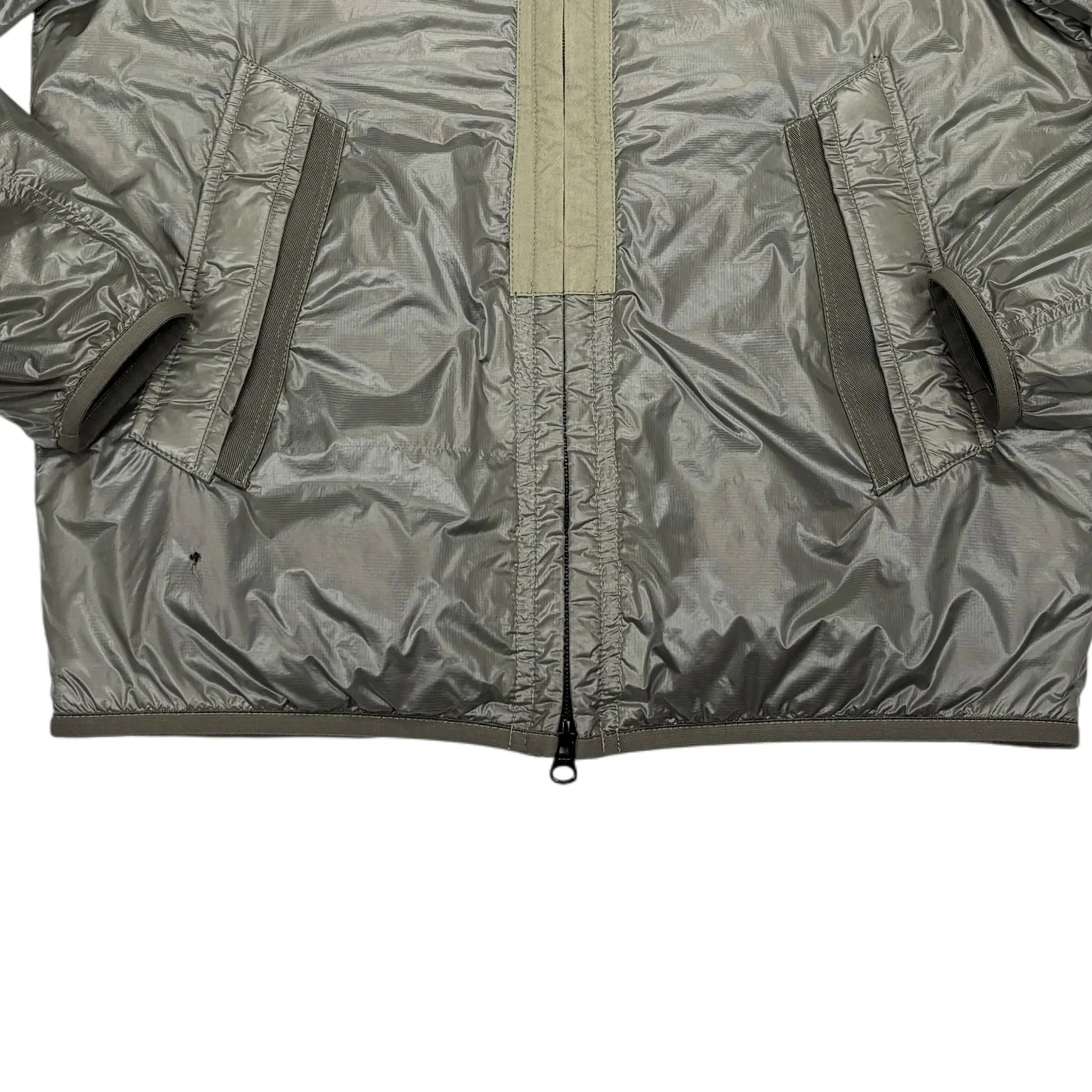 Stone Island Grey Pertex Quantum Y with Primaloft Insulation Technology Hooded Jacket