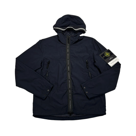 Stone Island Black Skin Touch Nylon TC Hooded Jacket