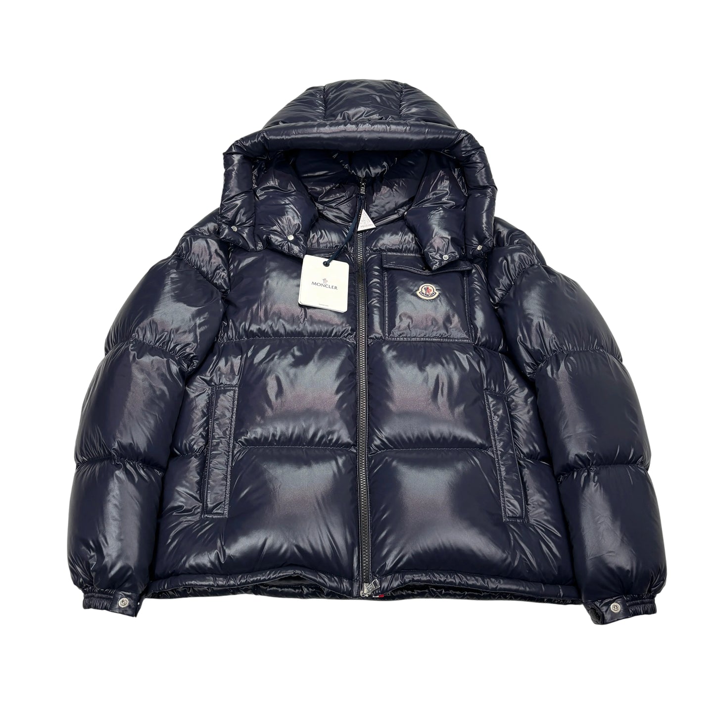 Moncler Navy Blue Montbeliard Giubbott Puffer Jacket
