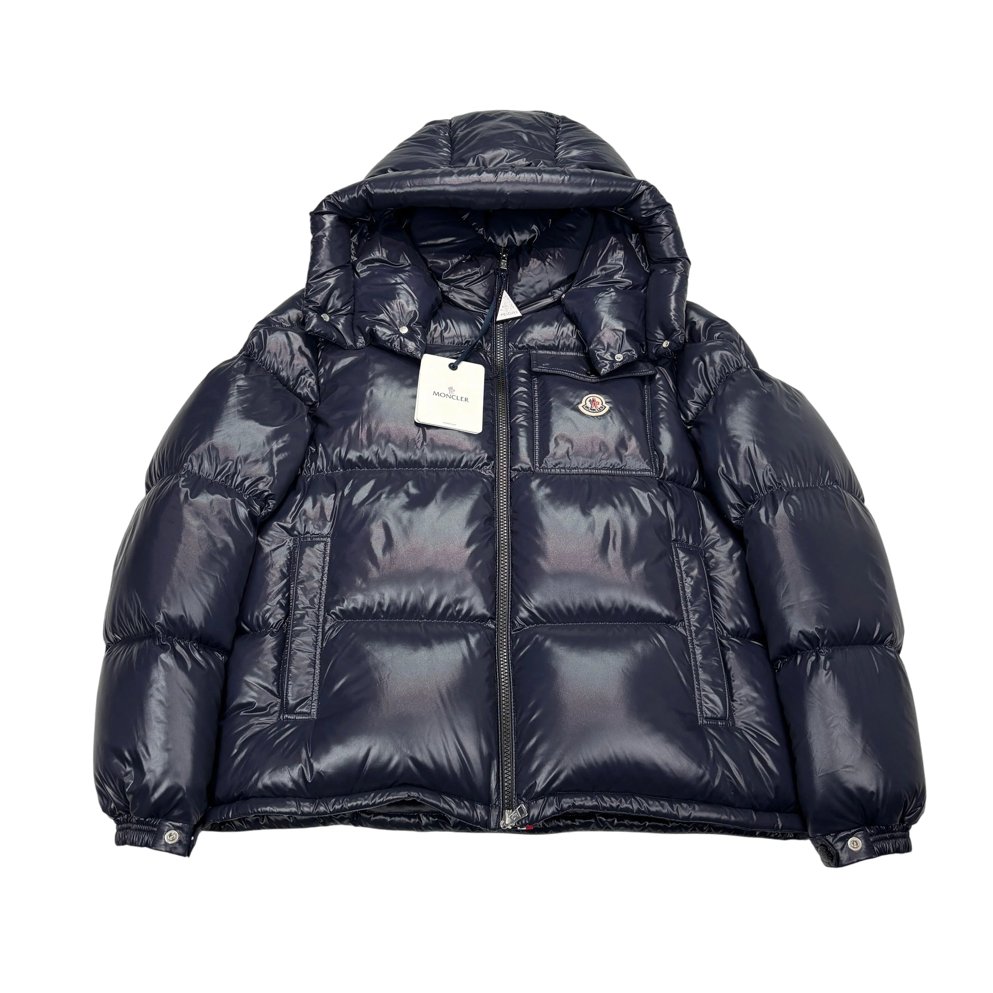 Moncler Navy Blue Montbeliard Giubbott Puffer Jacket
