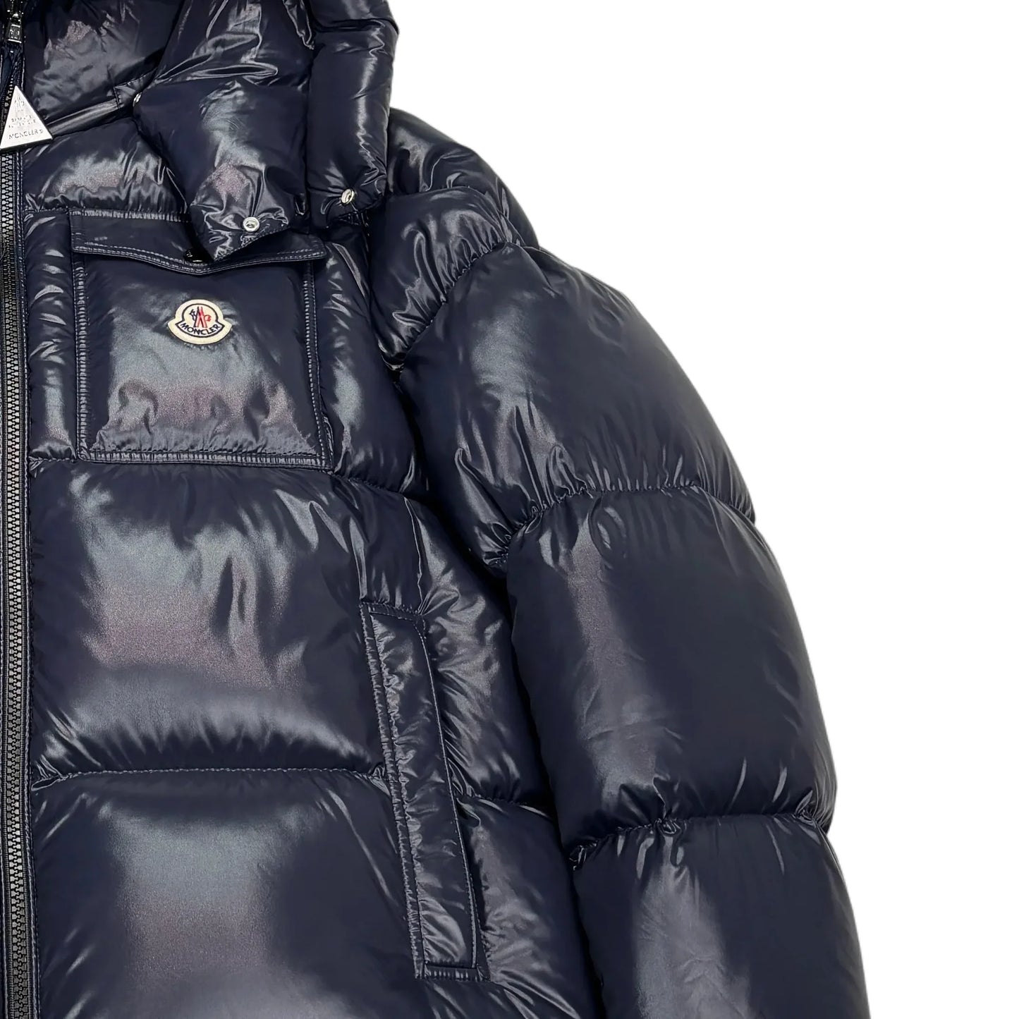 Moncler Navy Blue Montbeliard Giubbott Puffer Jacket