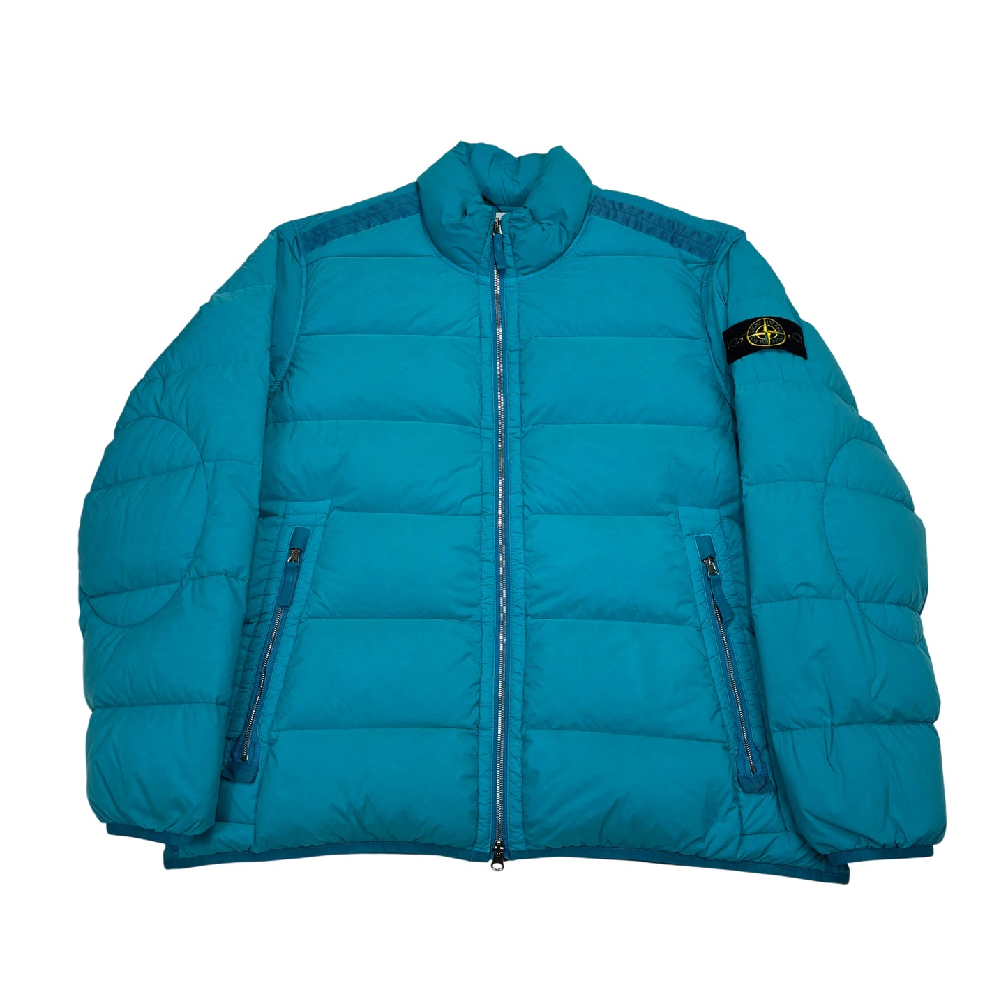 Stone Island Blue Seamless Tunnel Nylon Down-TC Puffer Jacket
