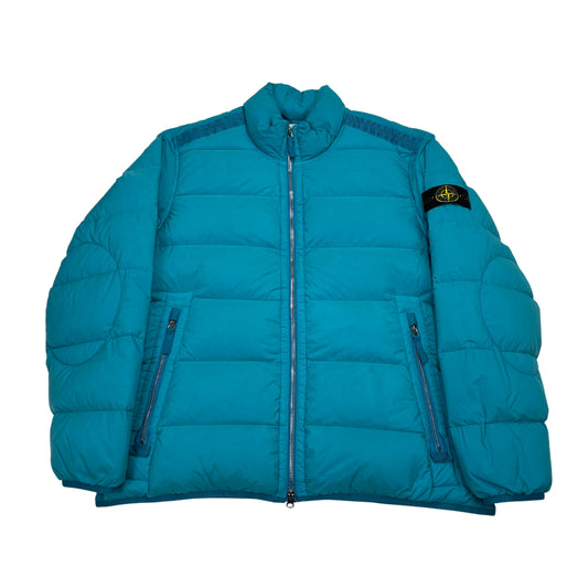 Stone Island Blue Seamless Tunnel Nylon Down-TC Puffer Jacket