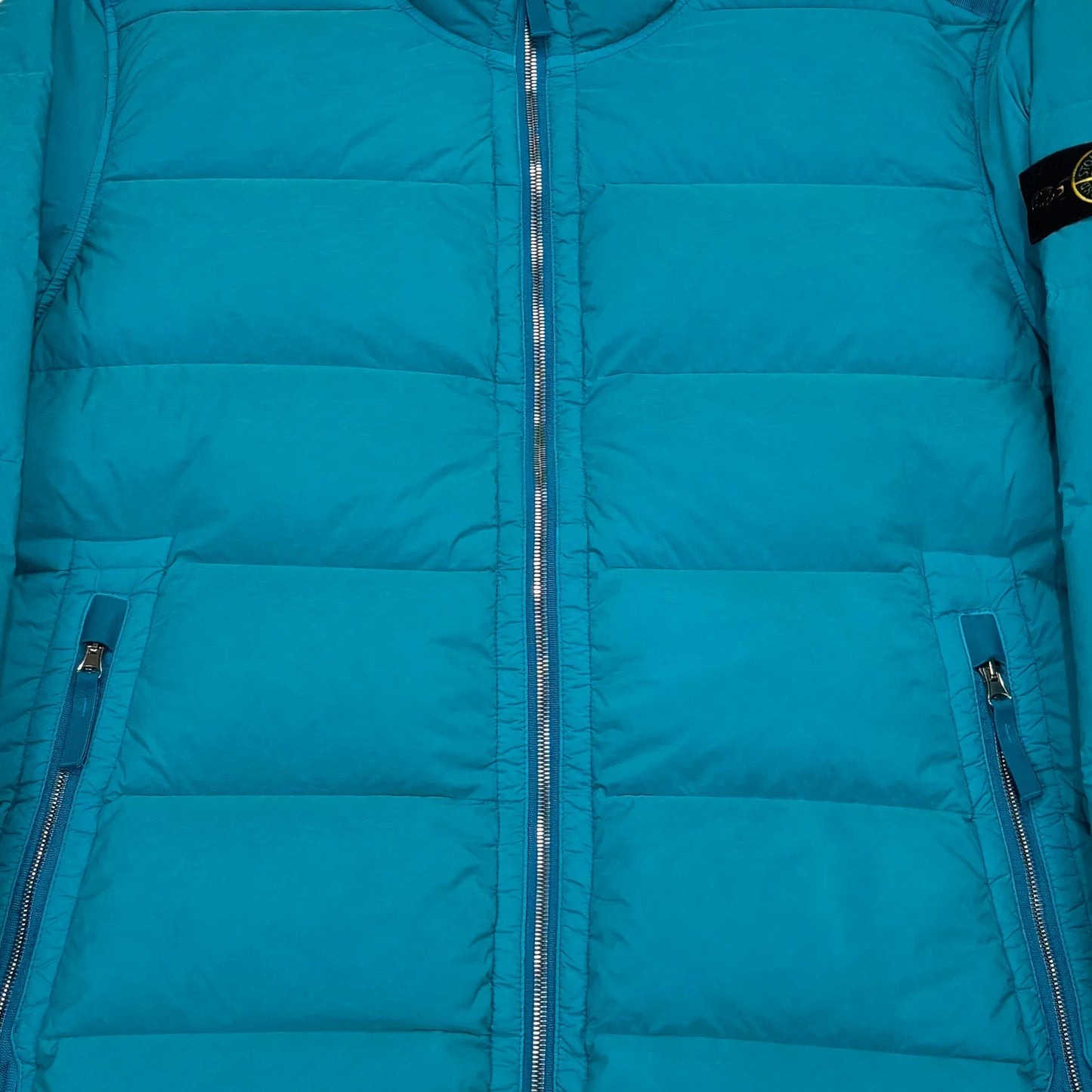 Stone Island Blue Seamless Tunnel Nylon Down-TC Puffer Jacket