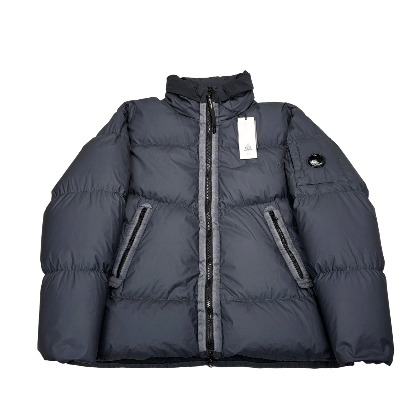 CP Company Navy Blue BI-TM Down Jacket