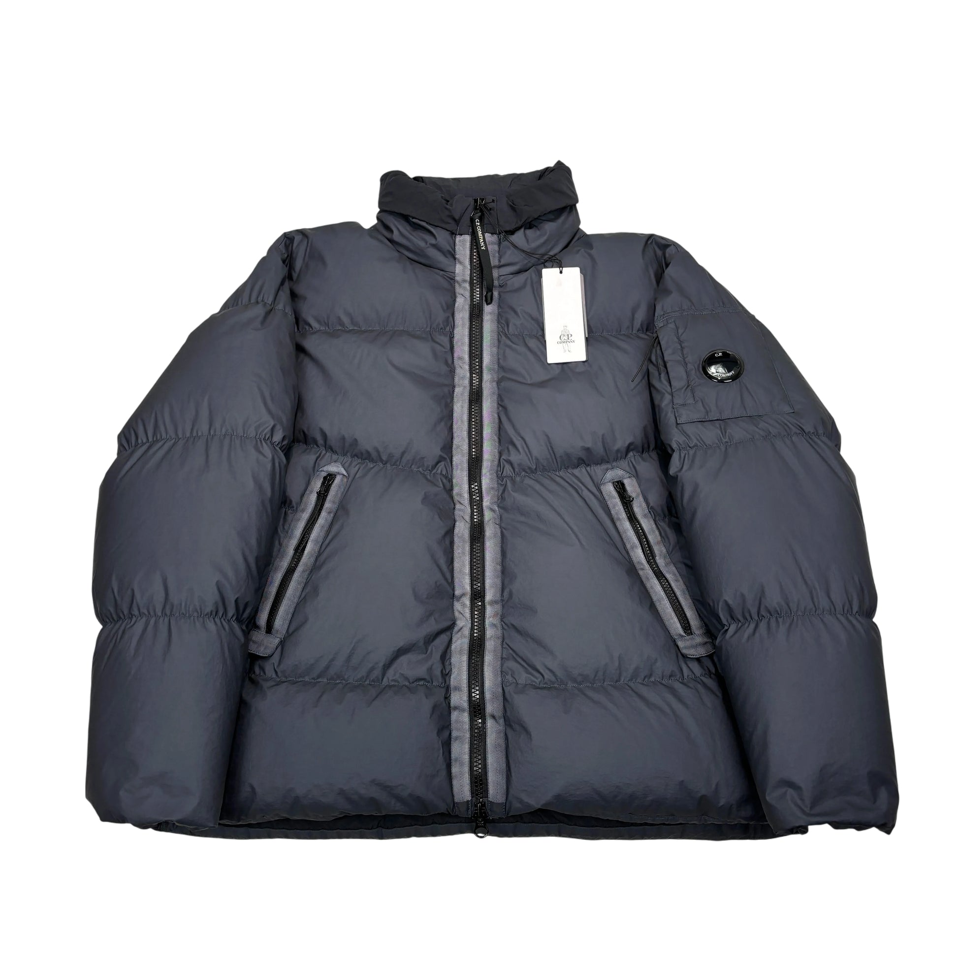 CP Company Navy Blue BI-TM Down Jacket