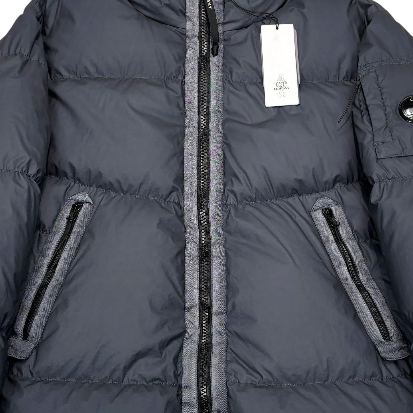 CP Company Navy Blue BI-TM Down Jacket