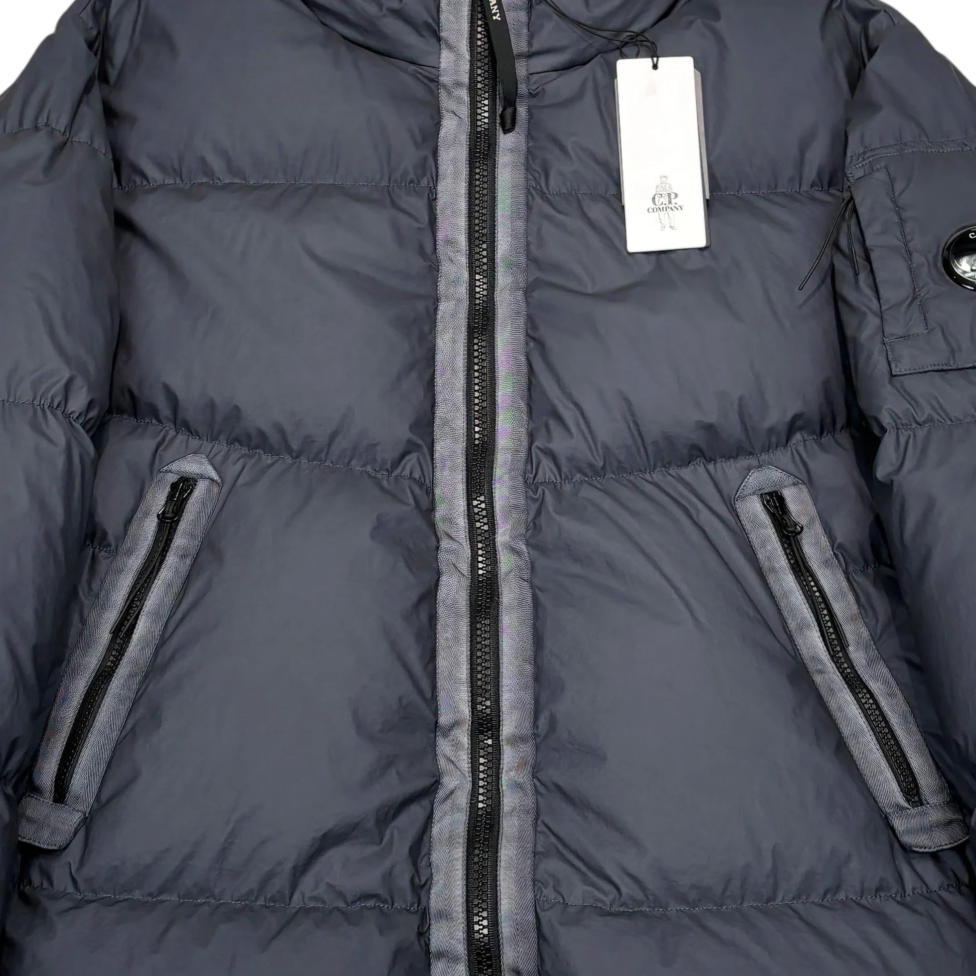 CP Company Navy Blue BI-TM Down Jacket