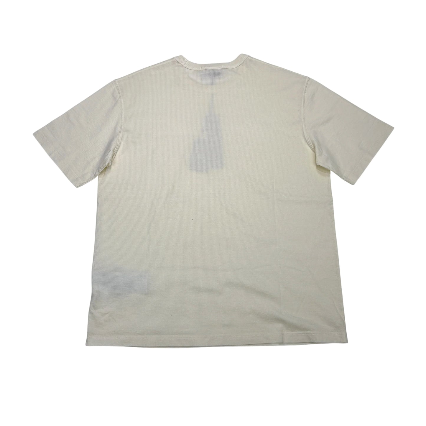 Stone Island Beige Embroidered Logo Spell Out T-shirt