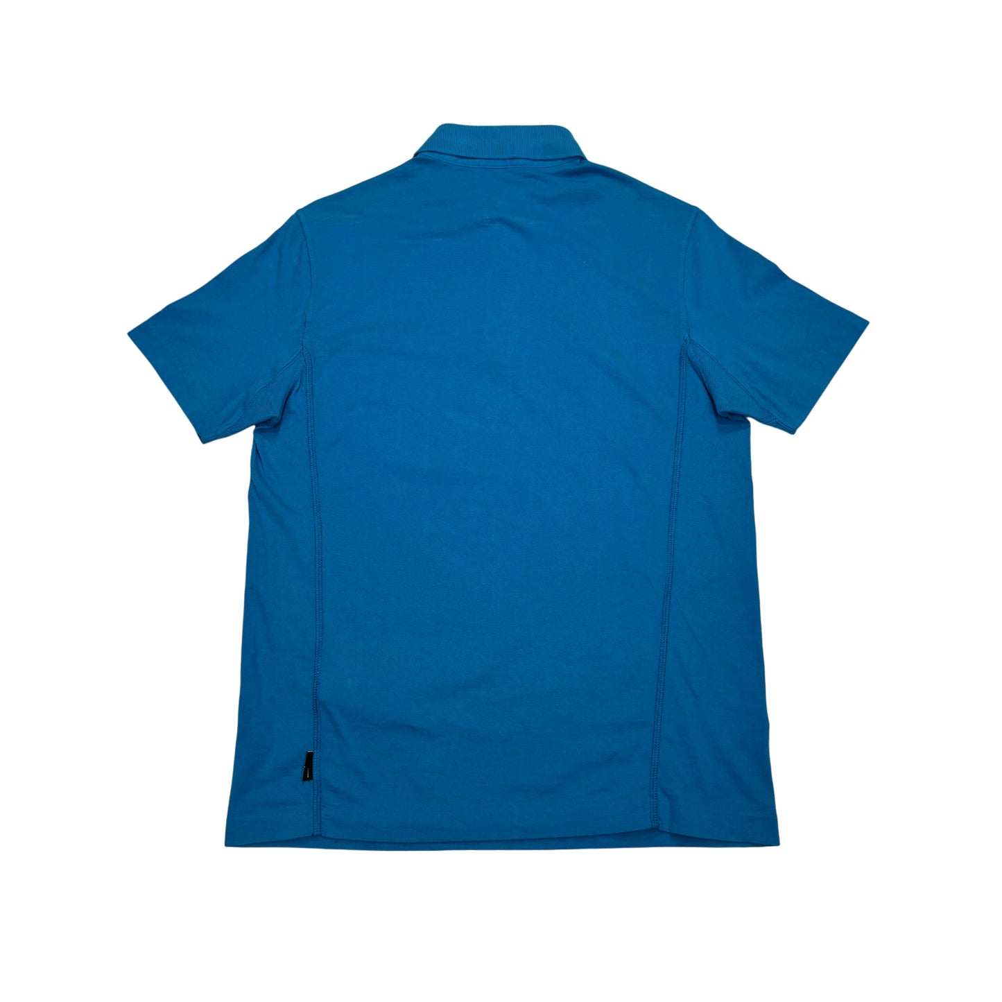 Stone Island Blue Embroidered Marina Logo Polo Shirt