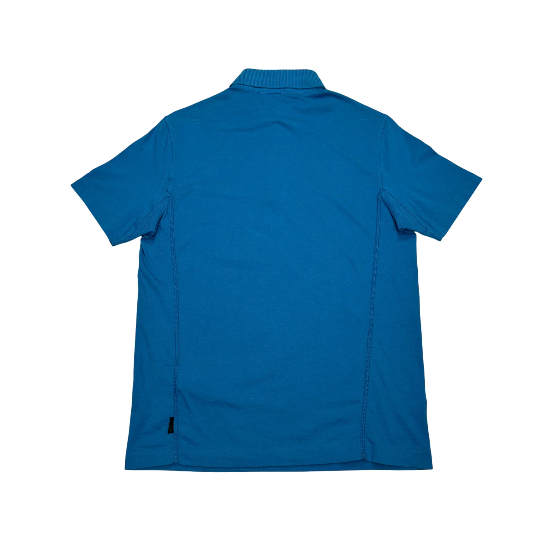 Stone Island Blue Embroidered Marina Logo Polo Shirt