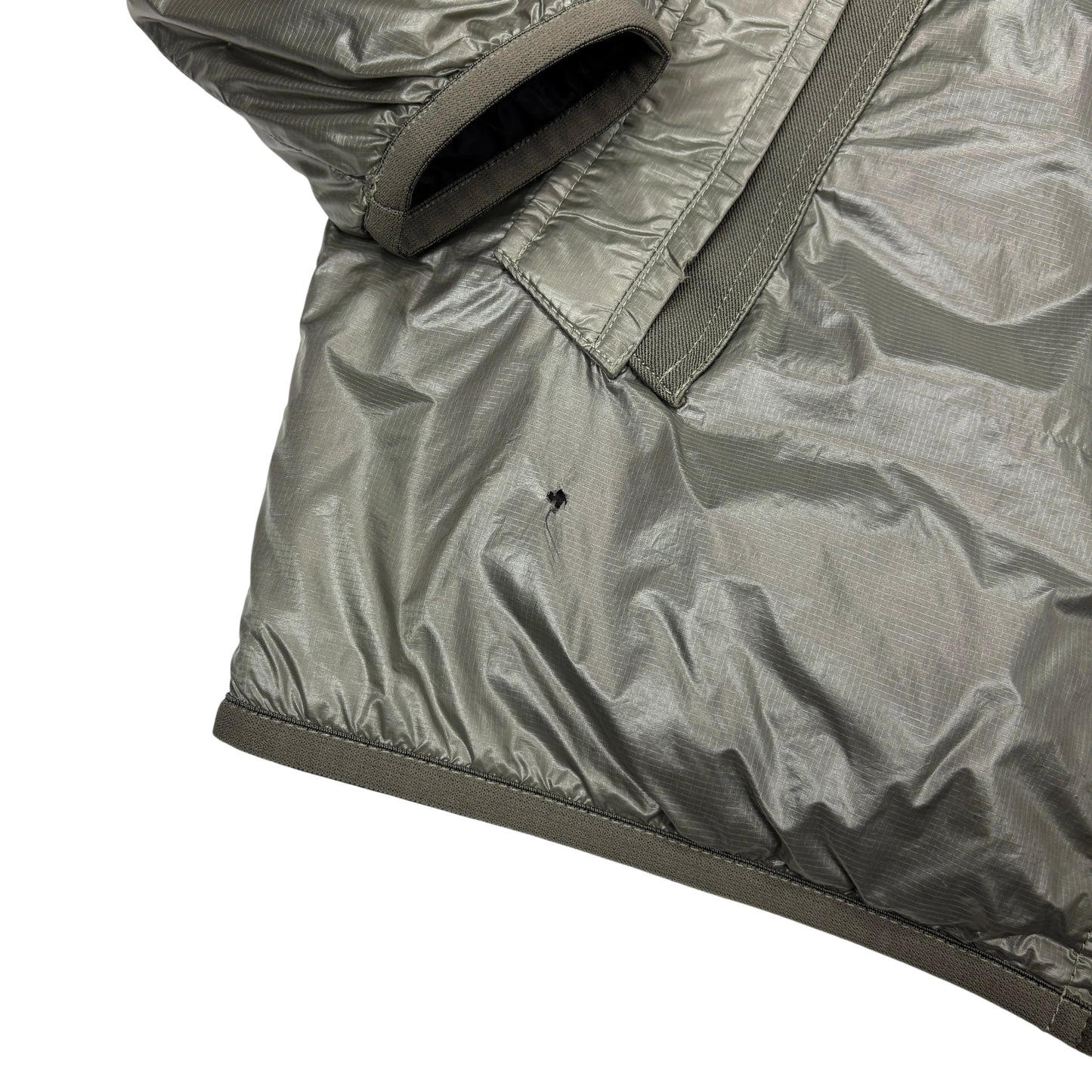 Stone Island Grey Pertex Quantum Y with Primaloft Insulation Technology Hooded Jacket