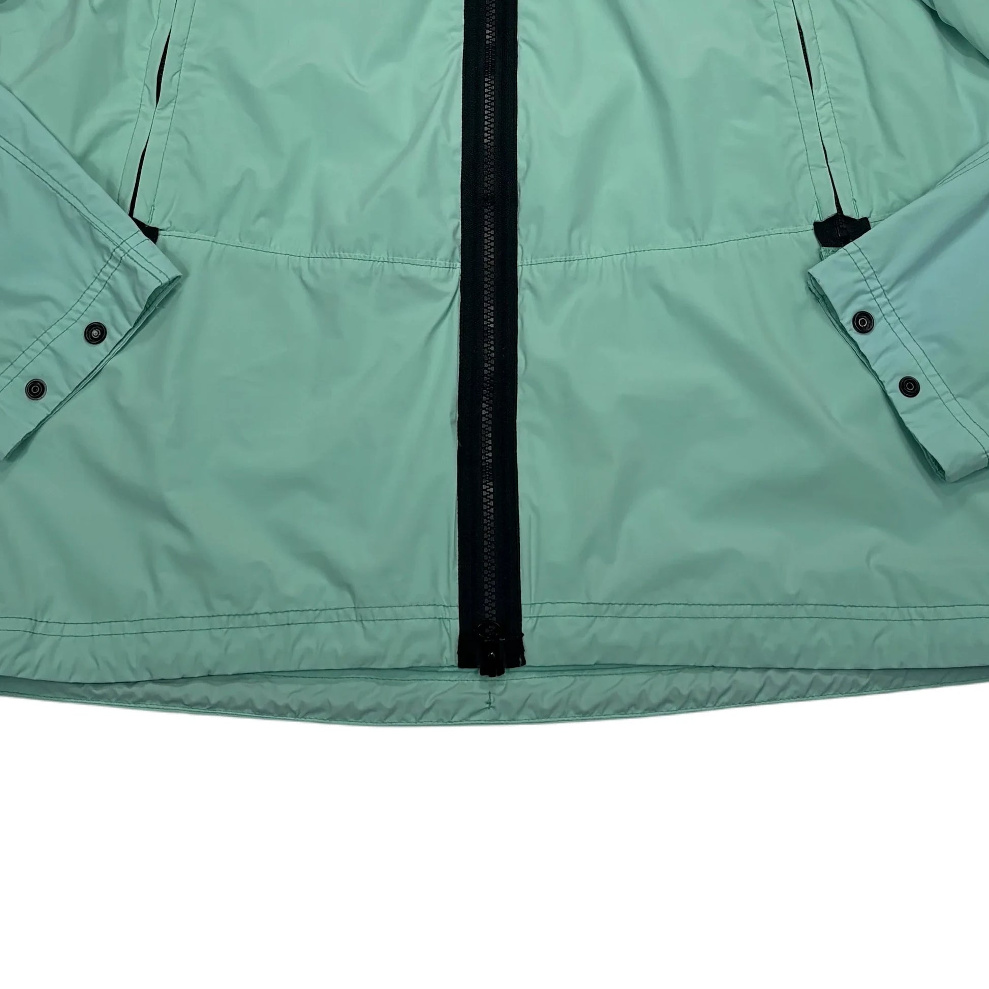 <p>Stone Island Green Skin Touch Nylon TC Hooded Jacket</p>