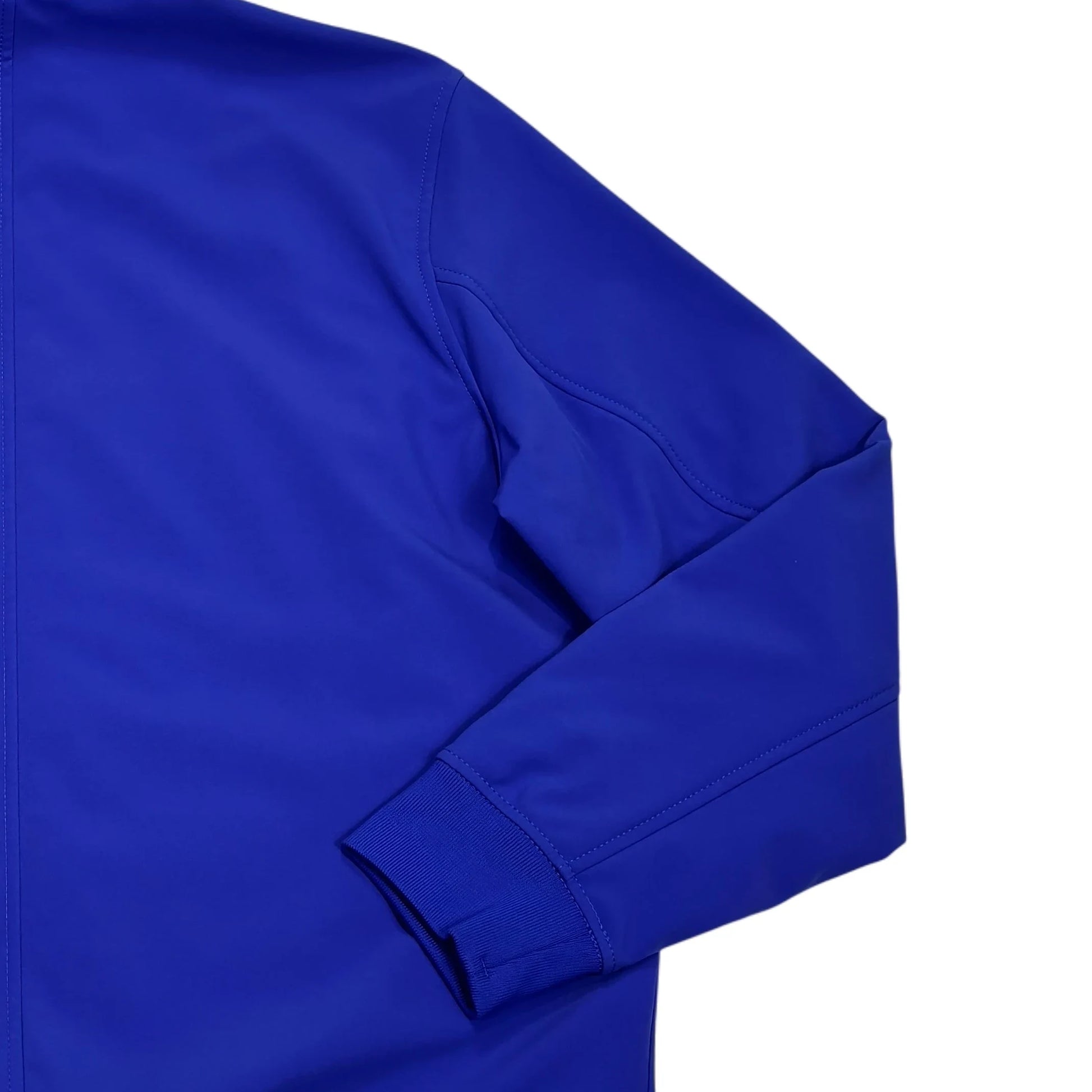 <p>Stone Island Blue Hooded Soft Shell-R Jacket</p>