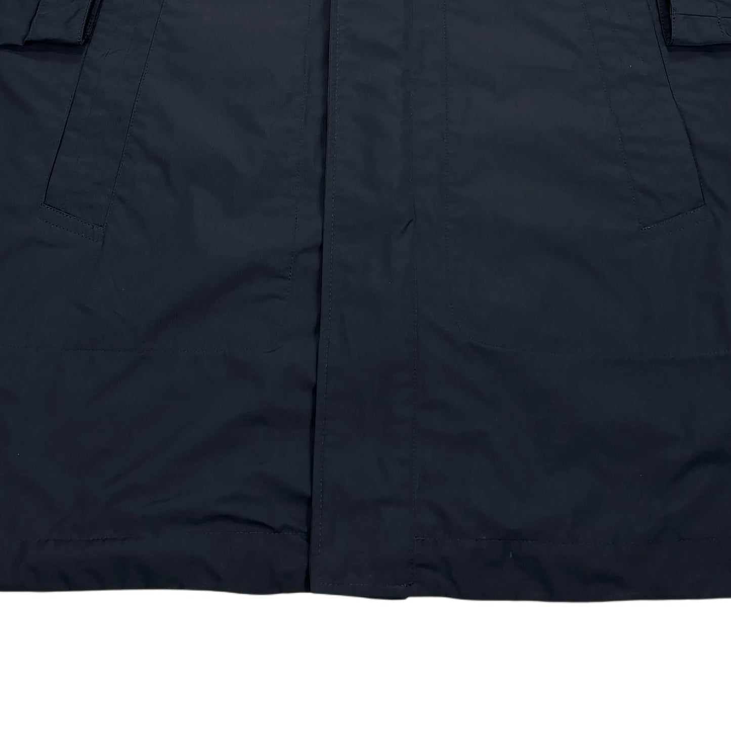 <p>Stone Island Black Micro Twill Coat</p>