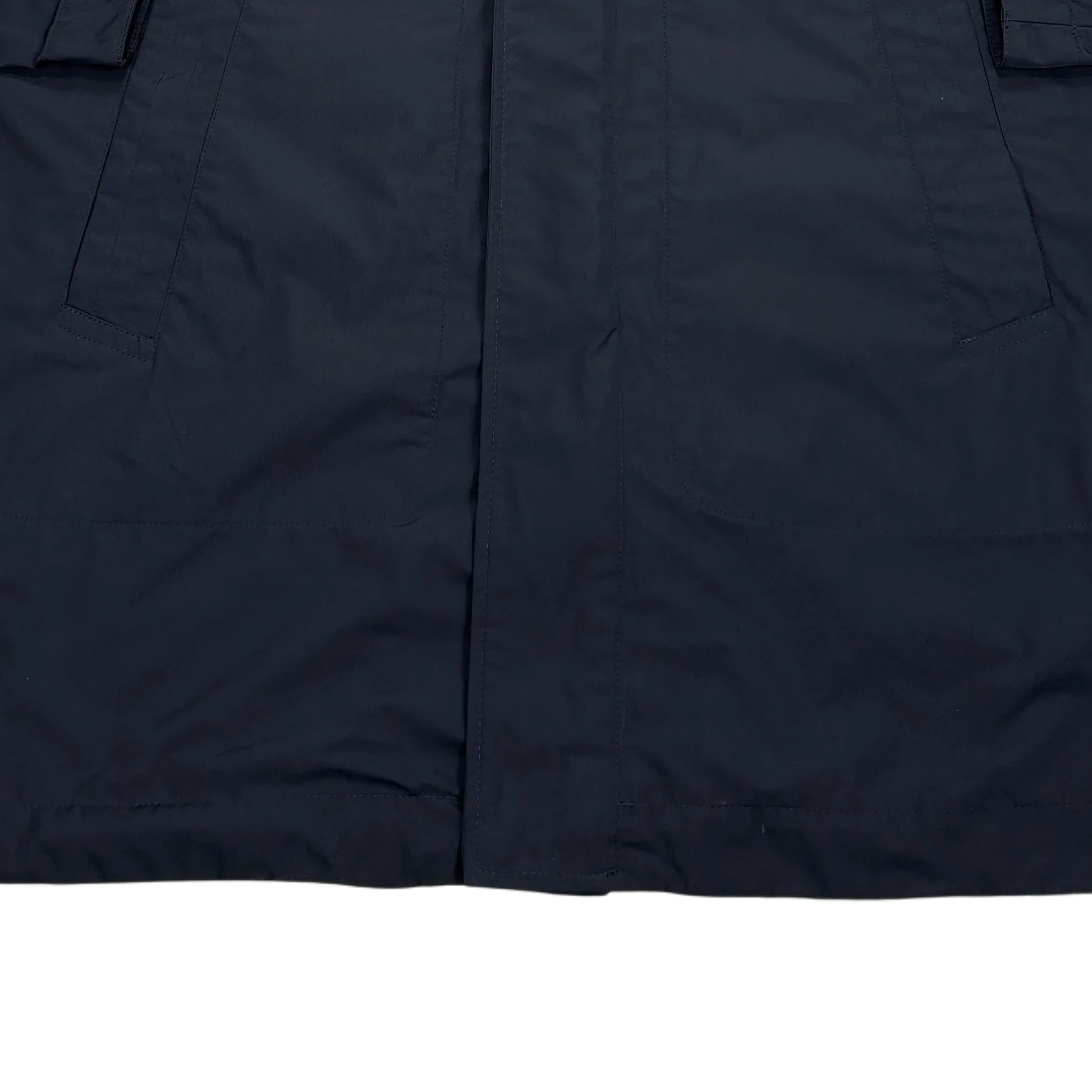 <p>Stone Island Black Micro Twill Coat</p>