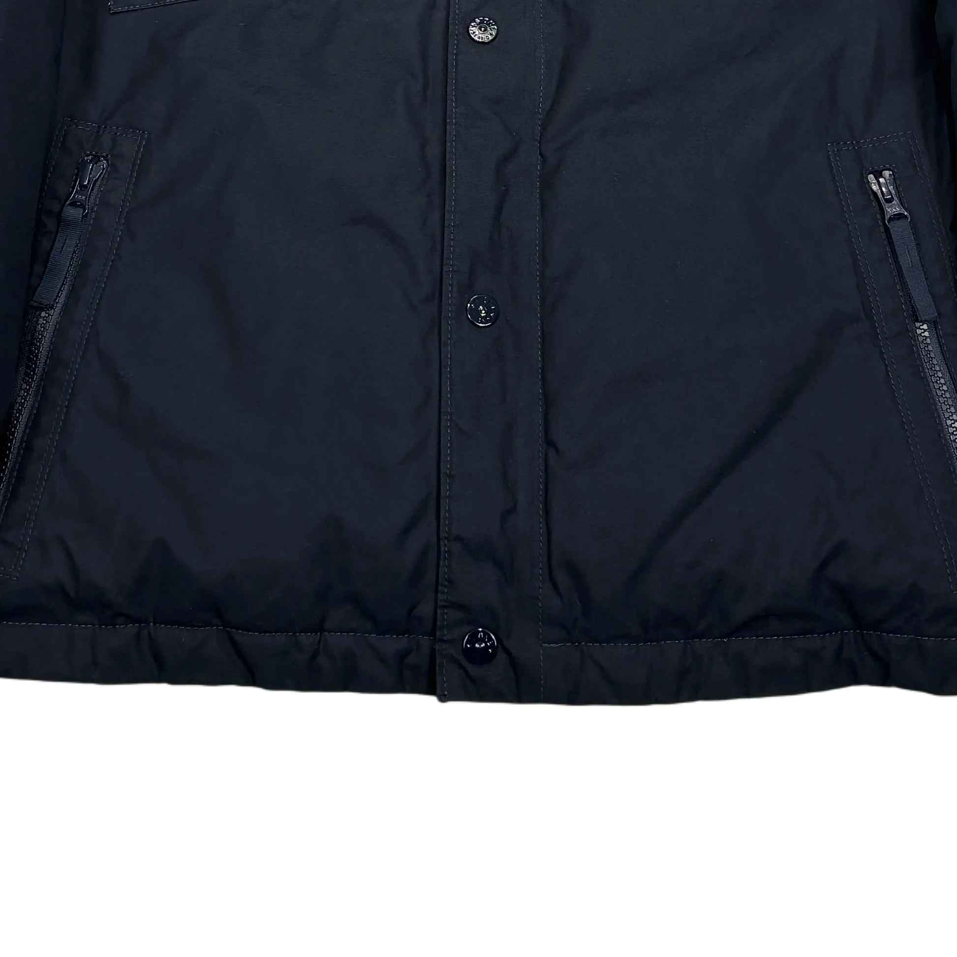 <p>Stone Island Navy Blue 0-Ventile Down Ghost Piece Jacket</p>