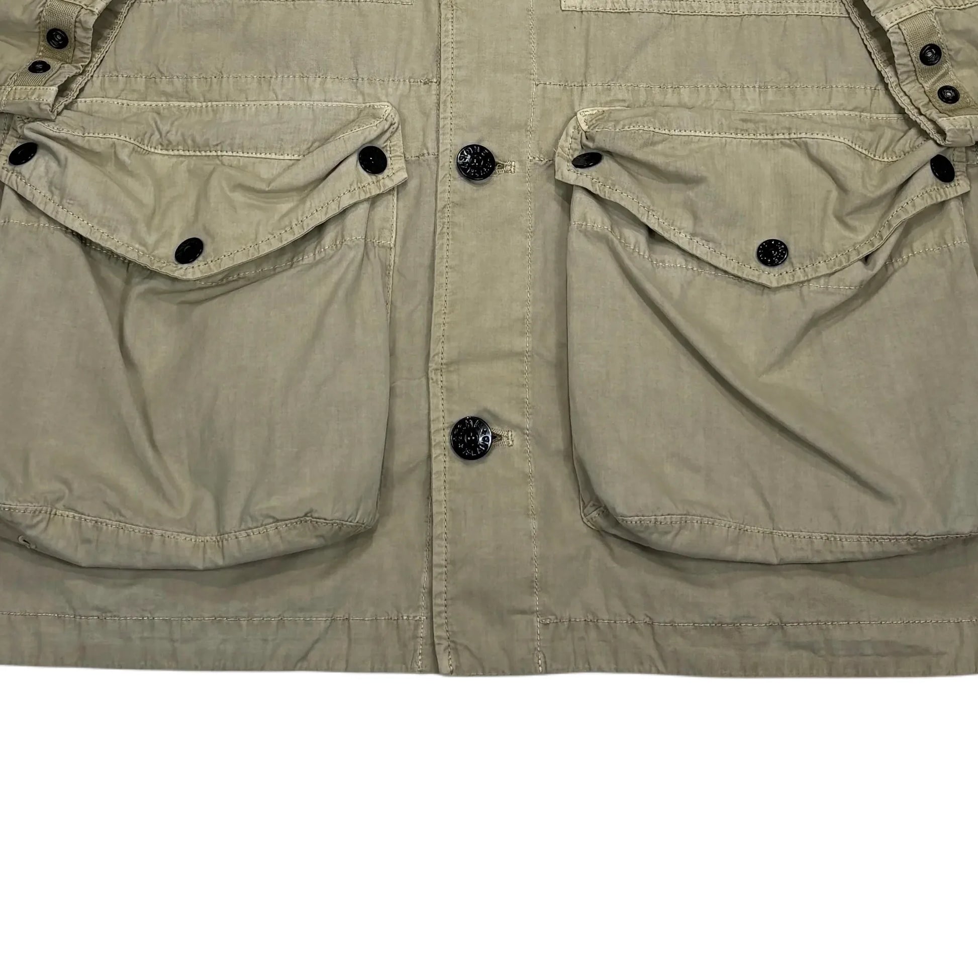 <p>Stone Island Beige Tela Smerigliata Jacket</p>