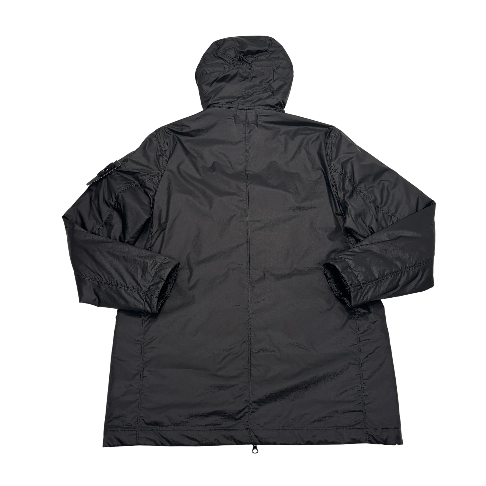 <p>Stone Island Black Bio-Based Ripstop Nylon with Primaloft Insulation Technology Jacket</p>