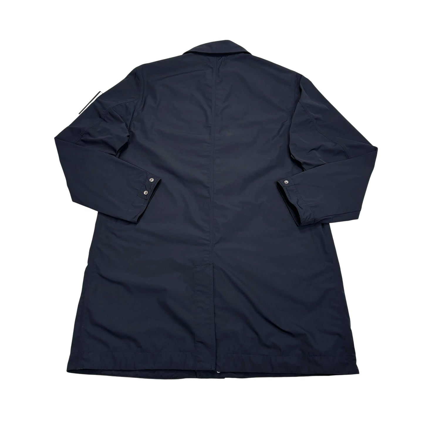 <p>Stone Island Black Micro Twill Coat</p>