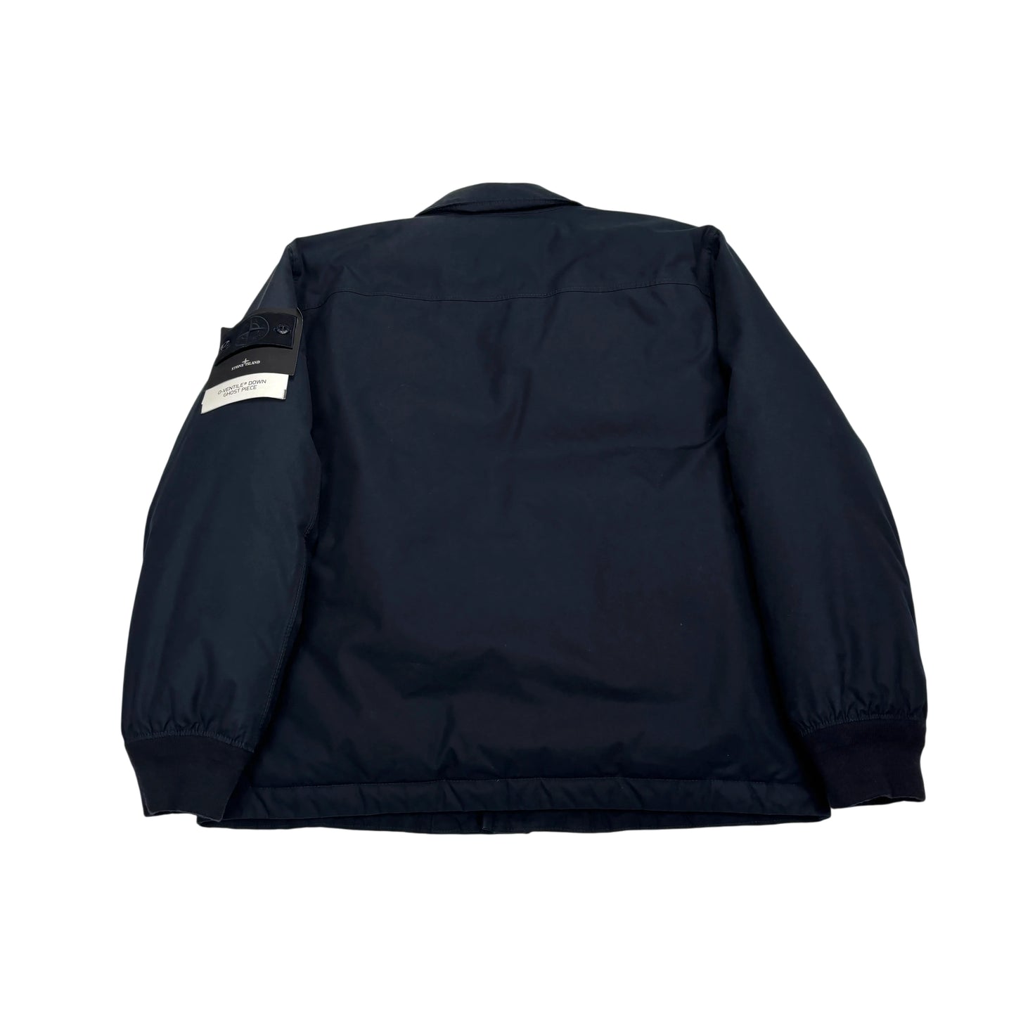 <p>Stone Island Navy Blue 0-Ventile Down Ghost Piece Jacket</p>