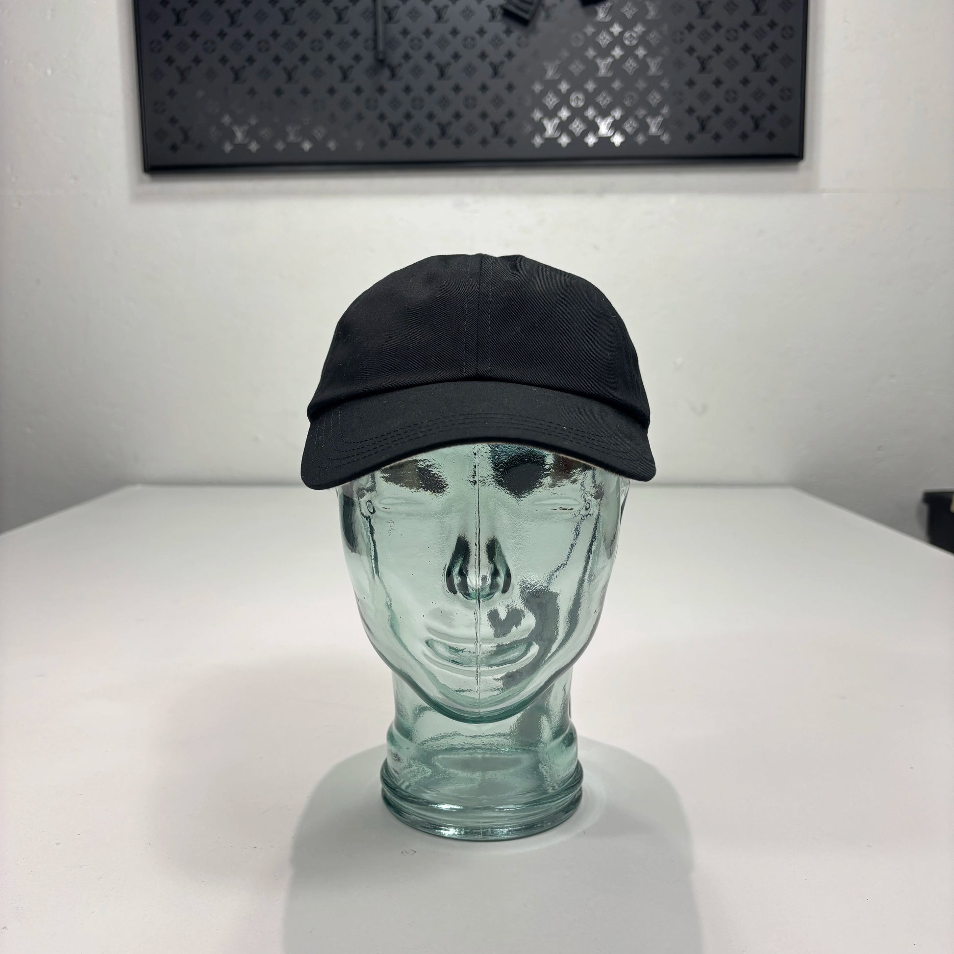 Burberry Black with Checked Inner Design Baseball Cap