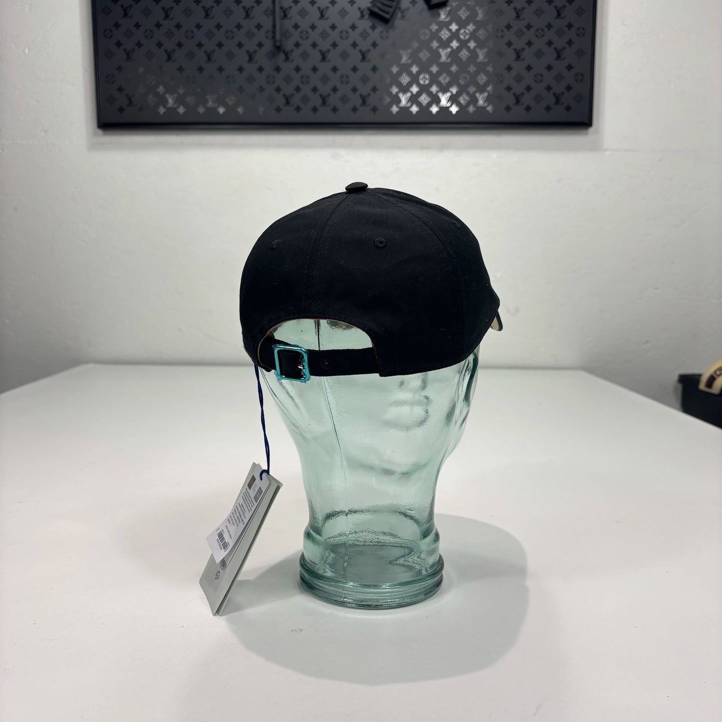 Burberry Black with Checked Inner Design Baseball Cap