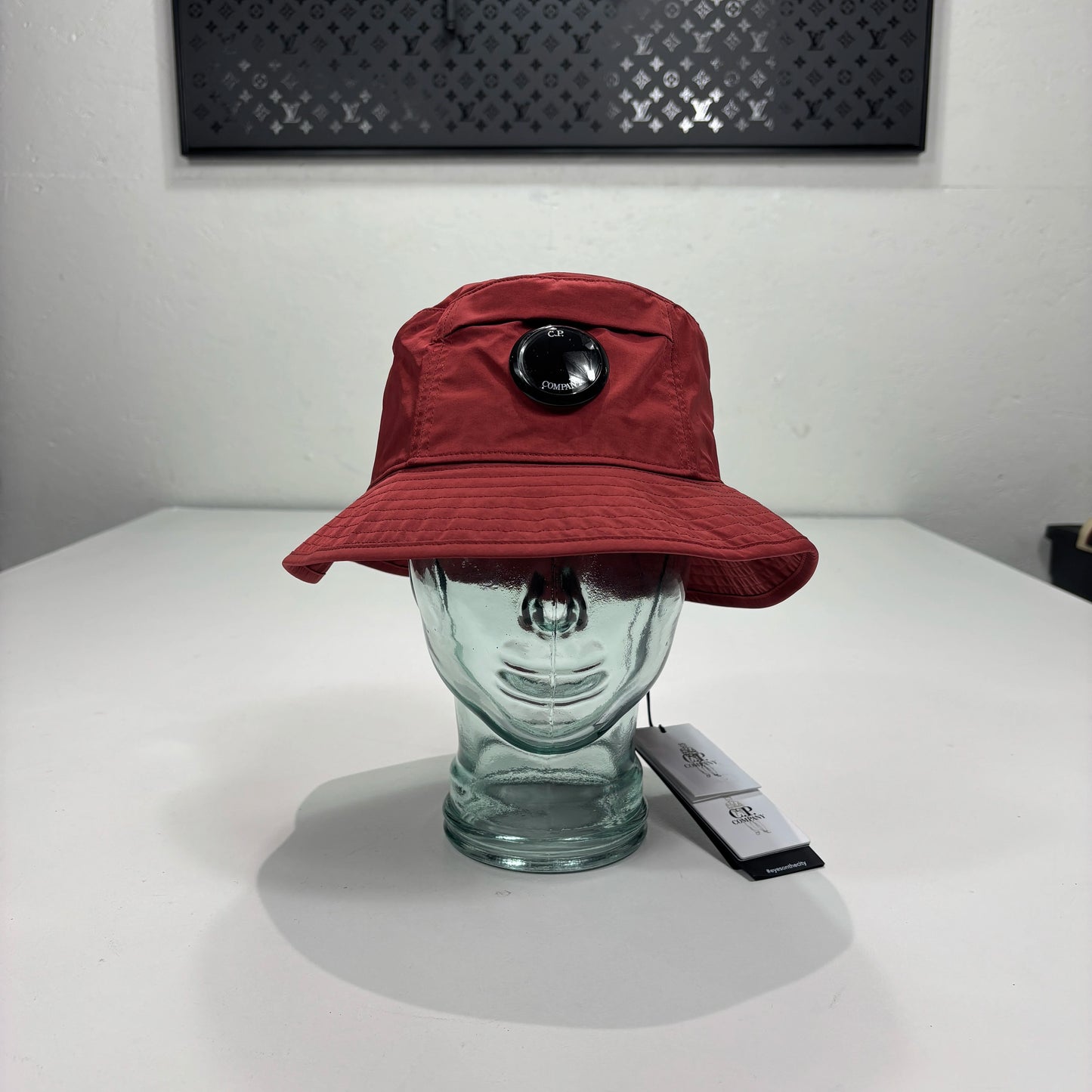 CP Company Red Chrome-R Bucket Hat