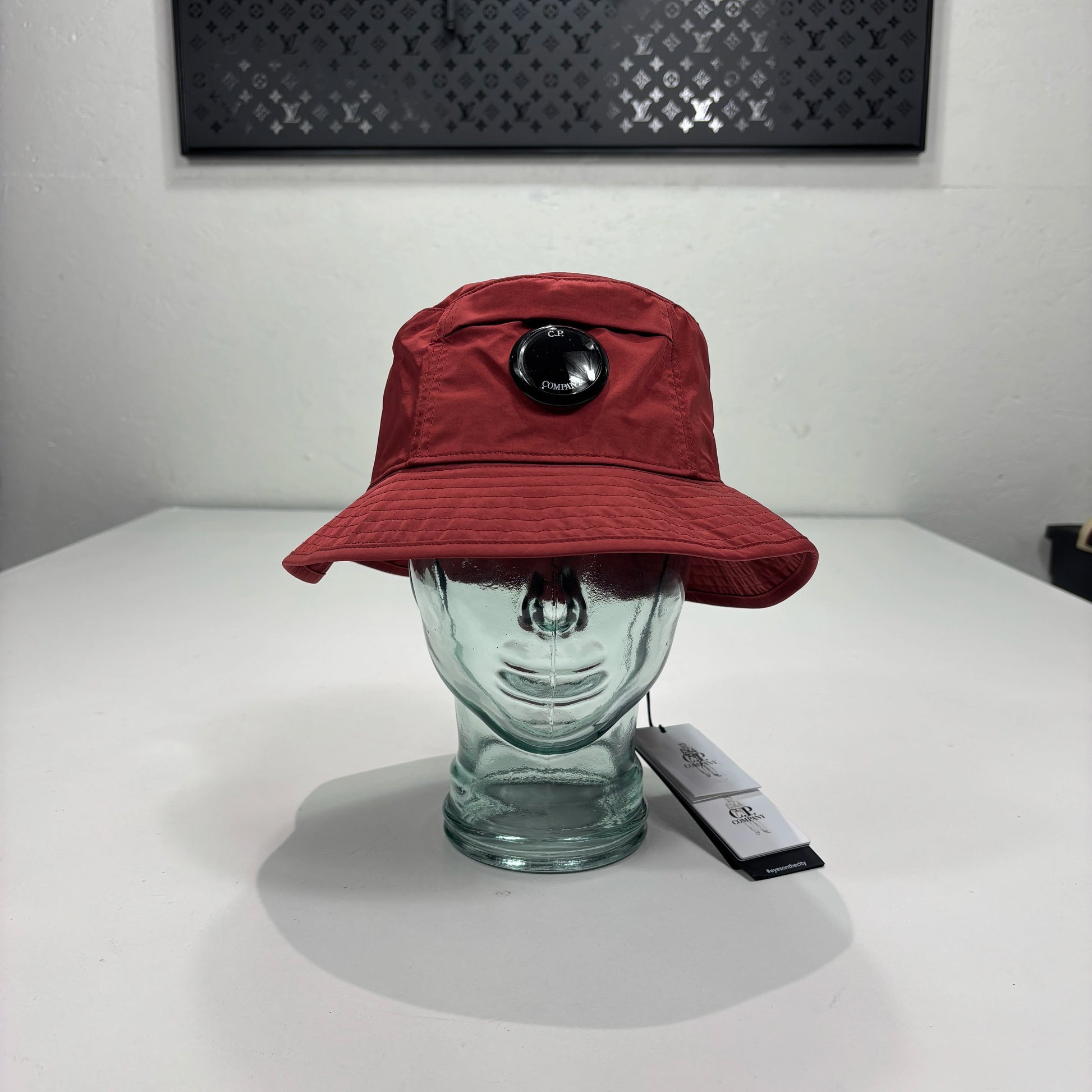 CP Company Red Chrome-R Bucket Hat