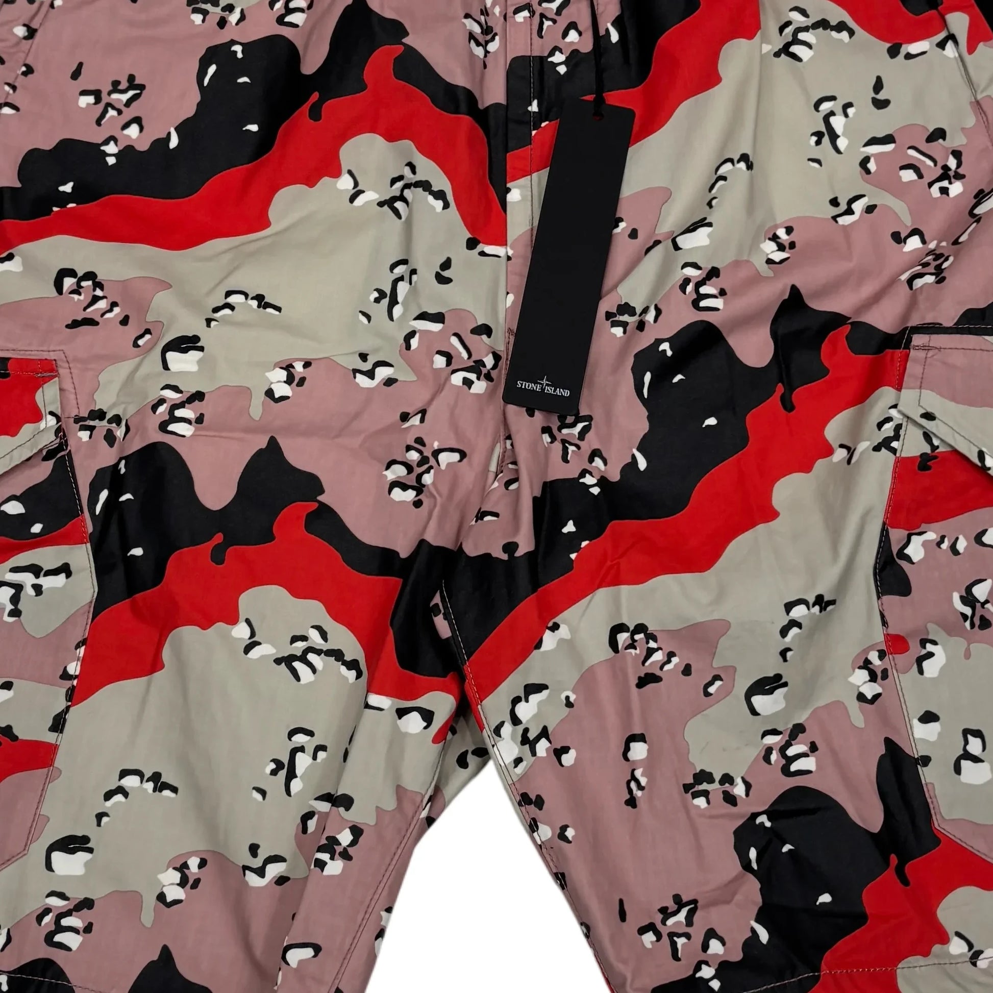 Stone Island Desert Camo Logo Shorts