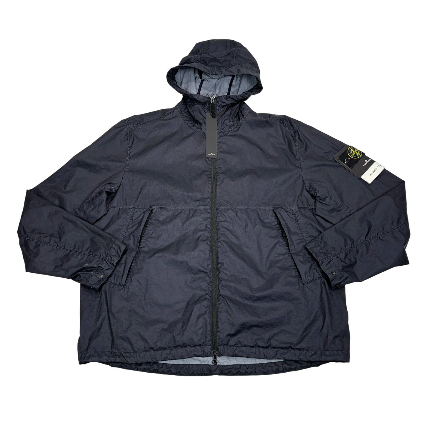 Stone Island Navy Blue Membrana 3L-TC Jacket