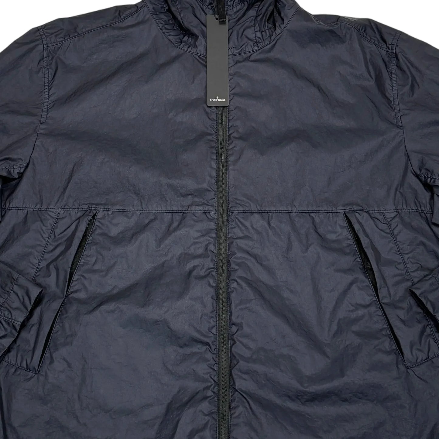 Stone Island Navy Blue Membrana 3L-TC Jacket