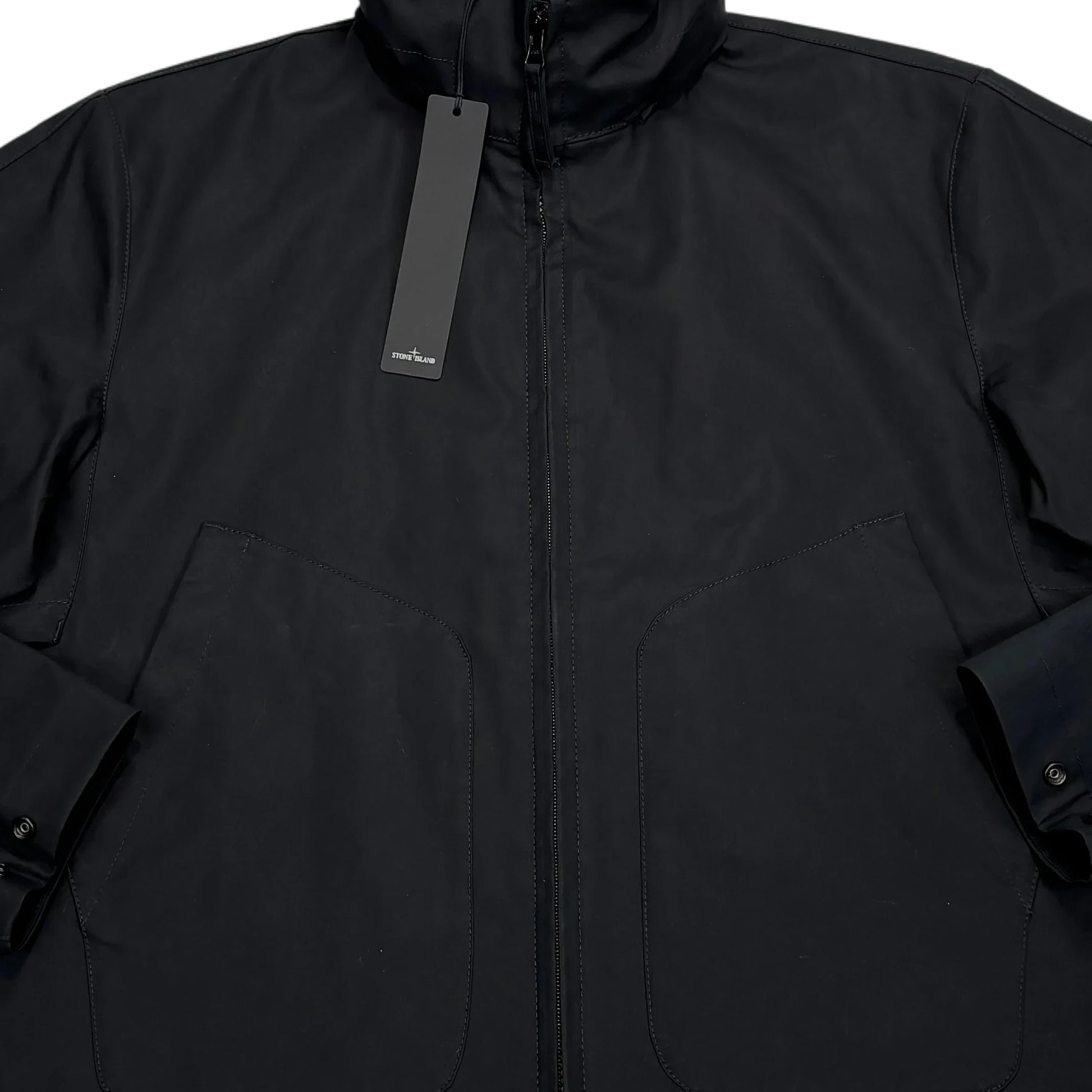 Stone Island Black Mac Supima 2L Ghost Piece Jacket