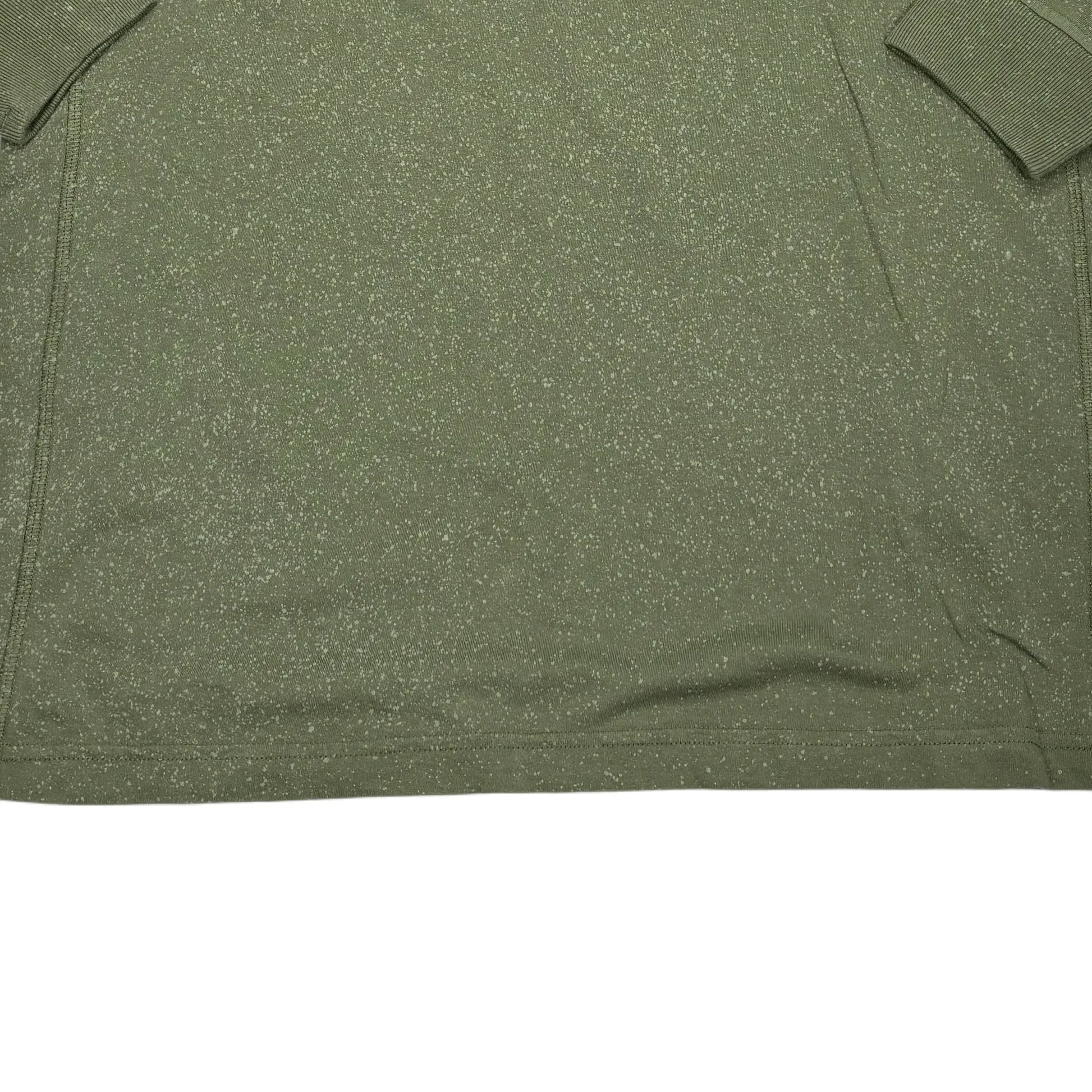 Stone Island Green Reverse Logo Graphic Jumper