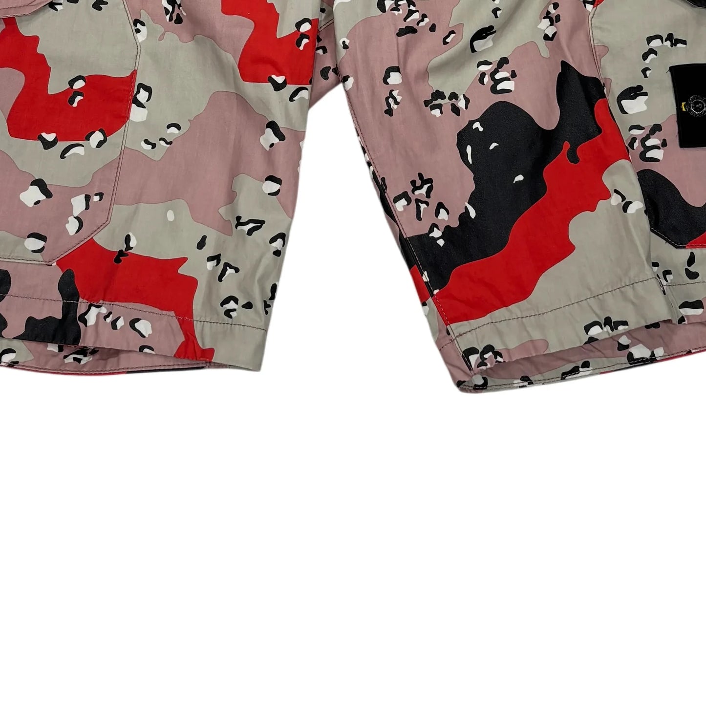 Stone Island Pink Desert Camo Cargo Shorts