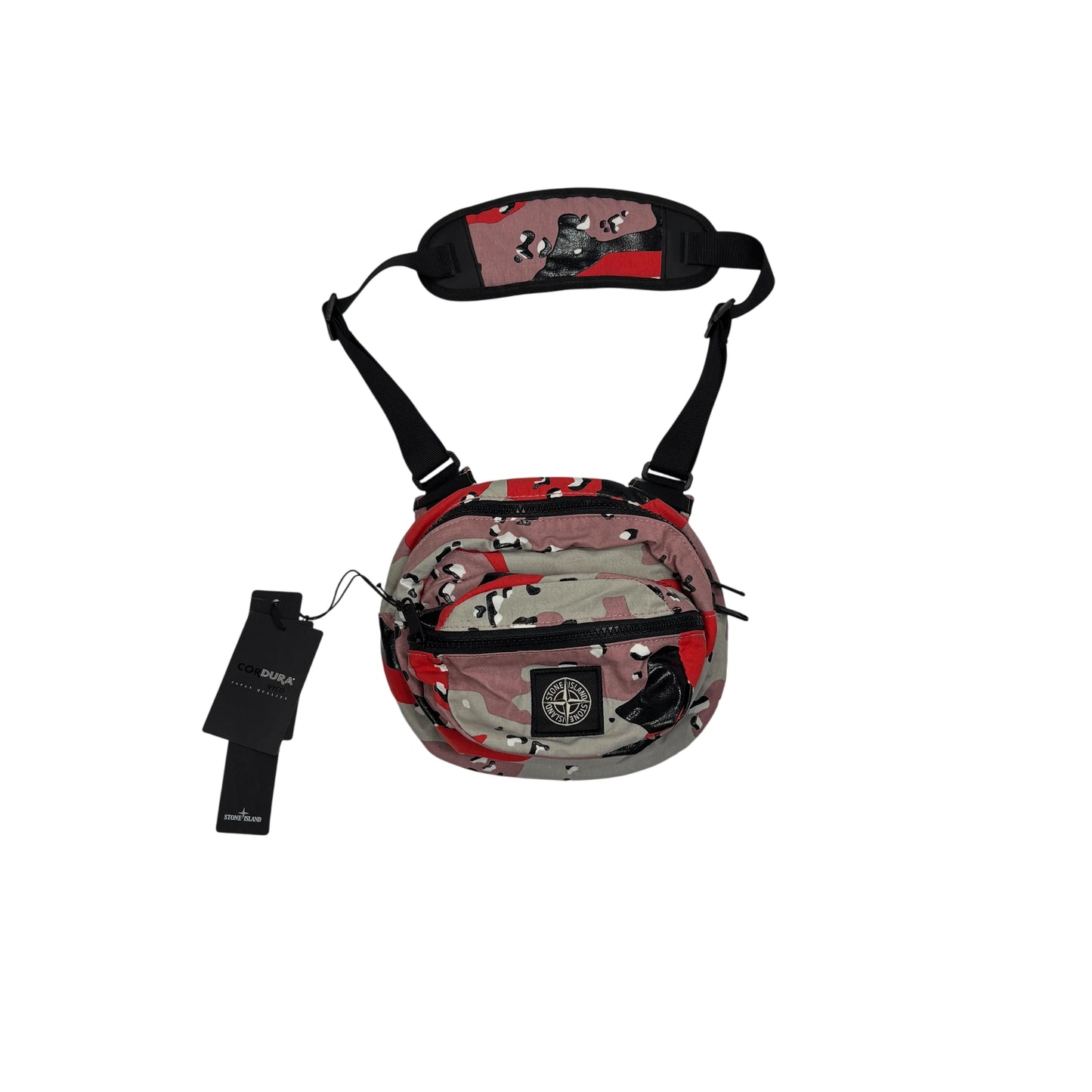 Stone Island Pink Desert Camo Crossbody Bag