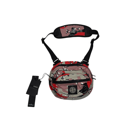 Stone Island Pink Desert Camo Crossbody Bag