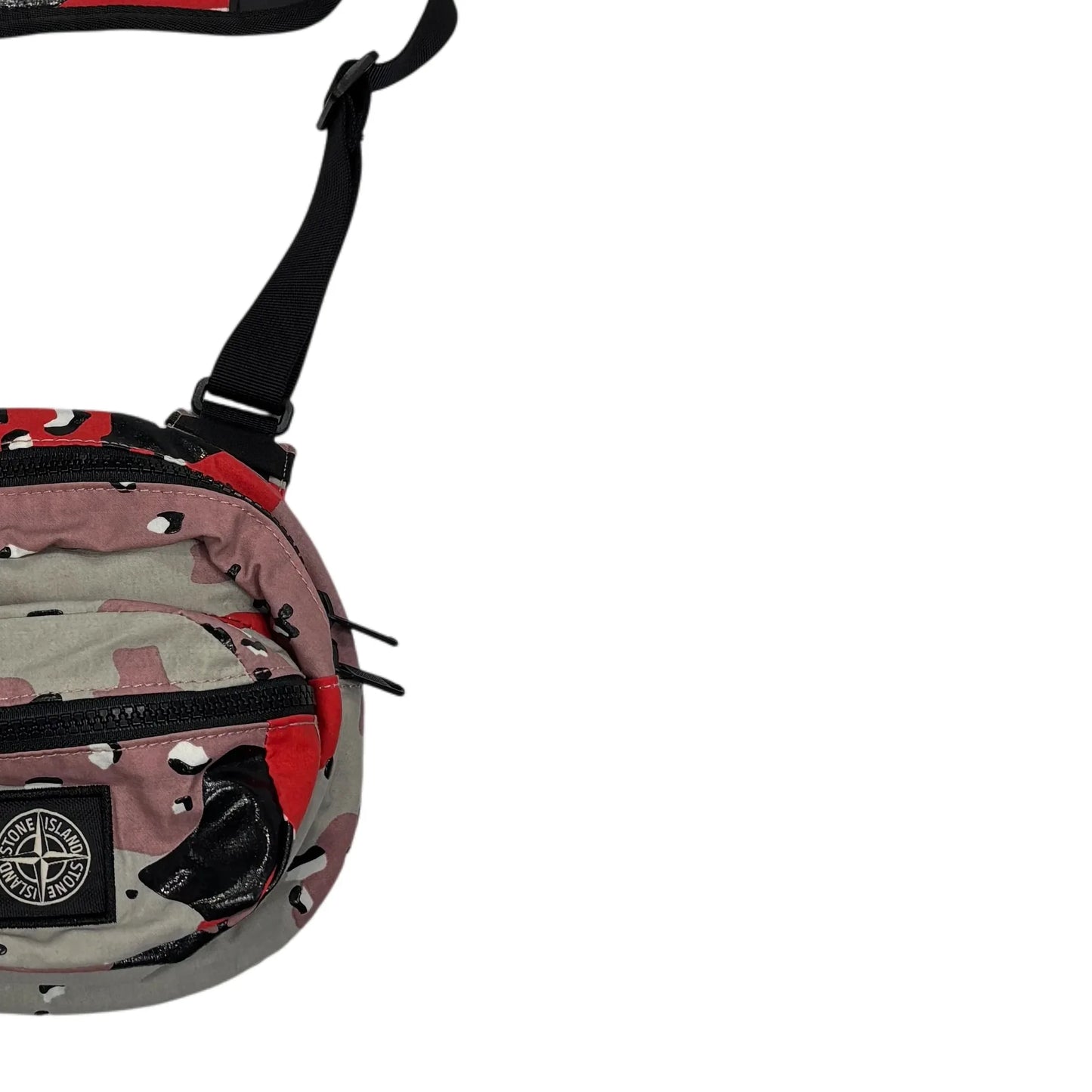 Stone Island Pink Desert Camo Crossbody Bag