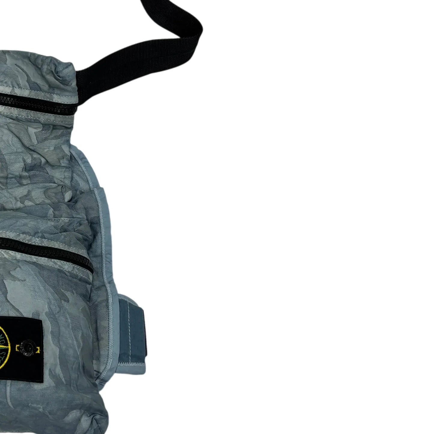 Stone Island Blue Crossbody Utility Bag