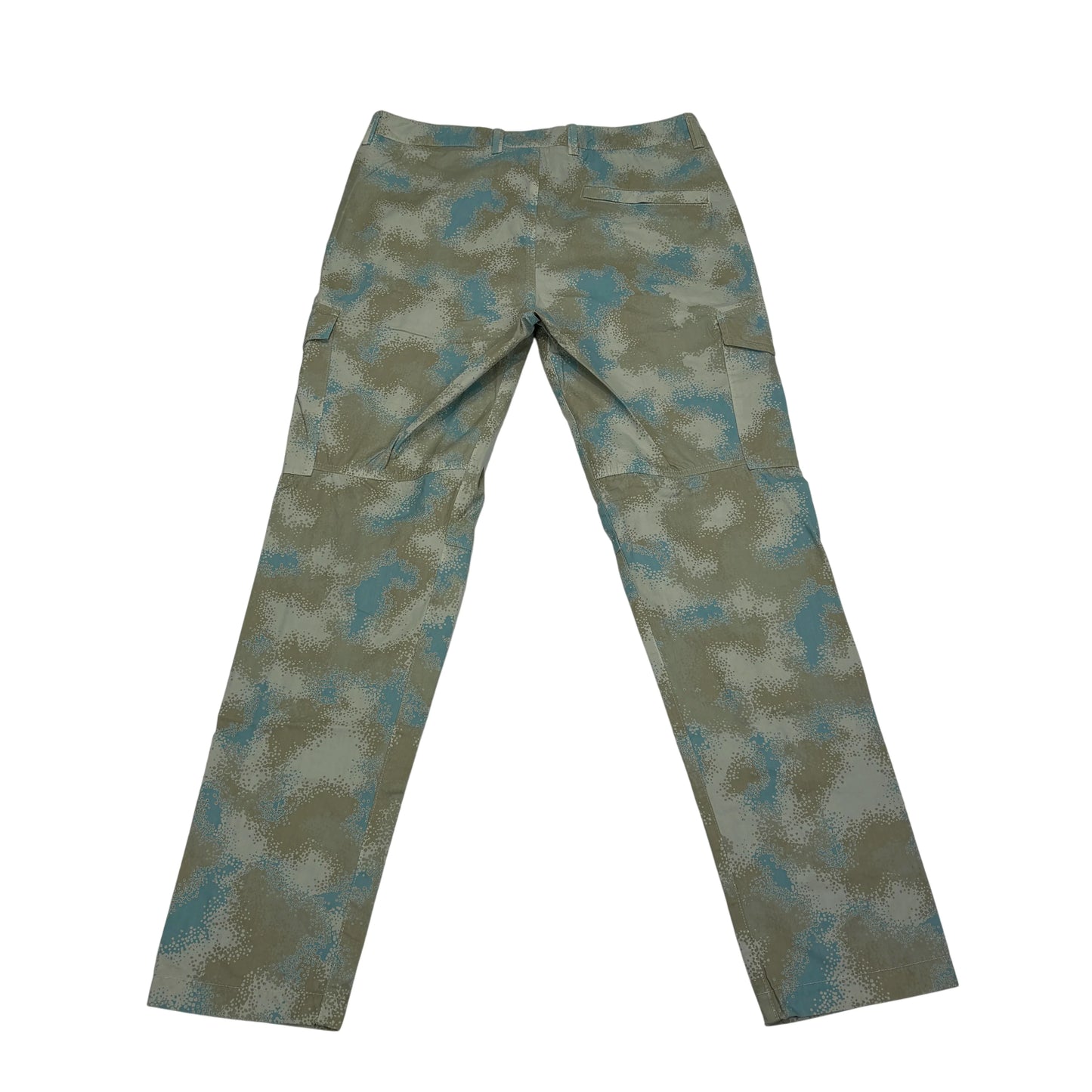 Stone Island Dove Grey Camo Devore Cargo Trousers