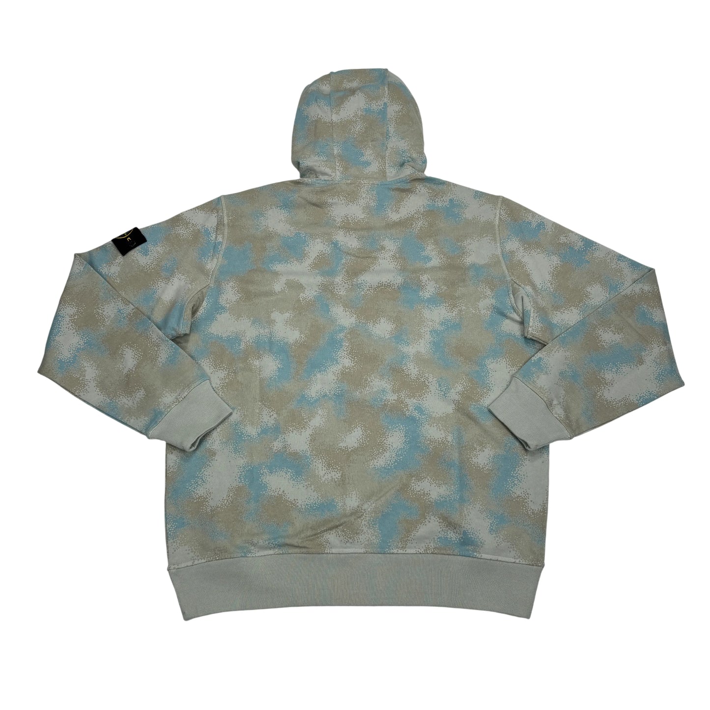 Stone Island Dove Grey Camo Devore Hoodie