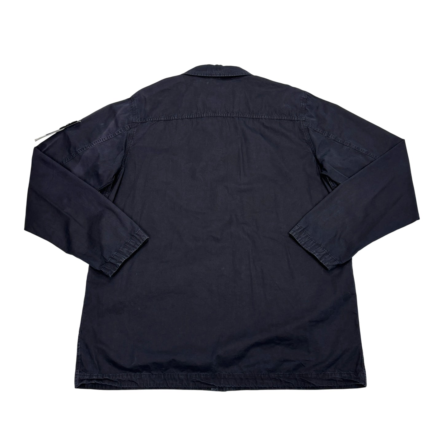 Stone Island Navy Blue Tela Smerigliata Jacket