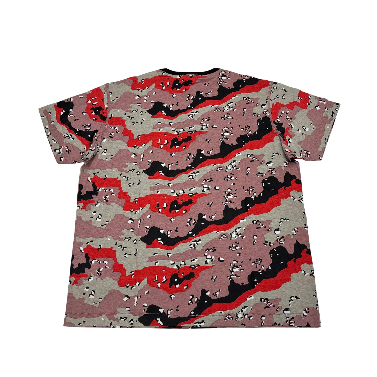 Stone Island Pink Short Desert Camo Sleeve Graphic T-shirt
