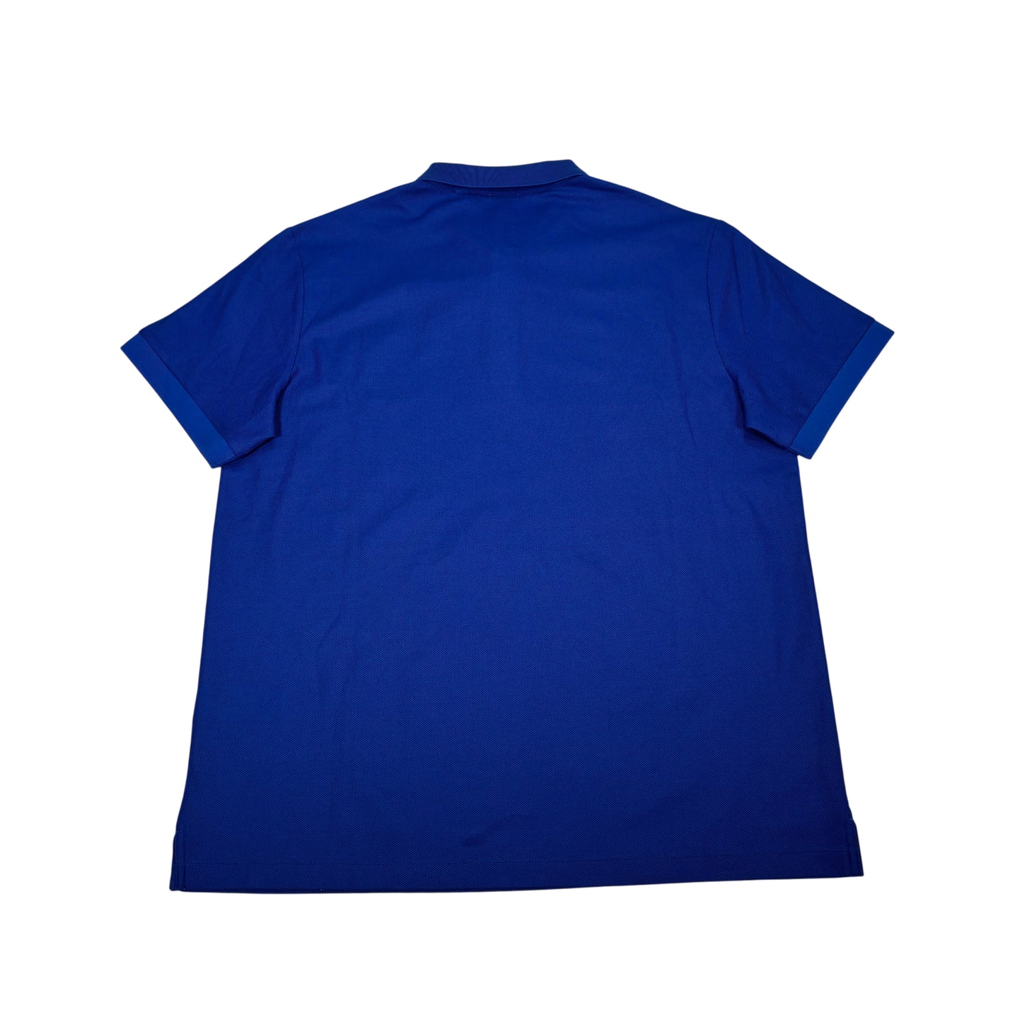 Burberry Blue Embroidered Logo Polo Shirt