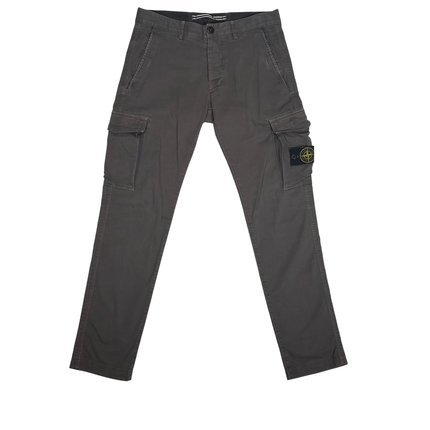 Stone Island Brown Cargo Compass Patch Type-SL Trousers