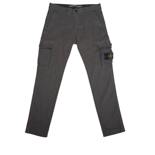 Stone Island Brown Cargo Compass Patch Type-SL Trousers