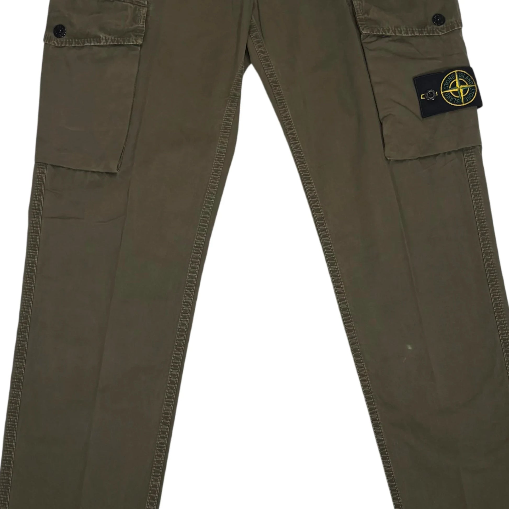 Stone Island Green Compass Patch Type-SL Cargo Trousers
